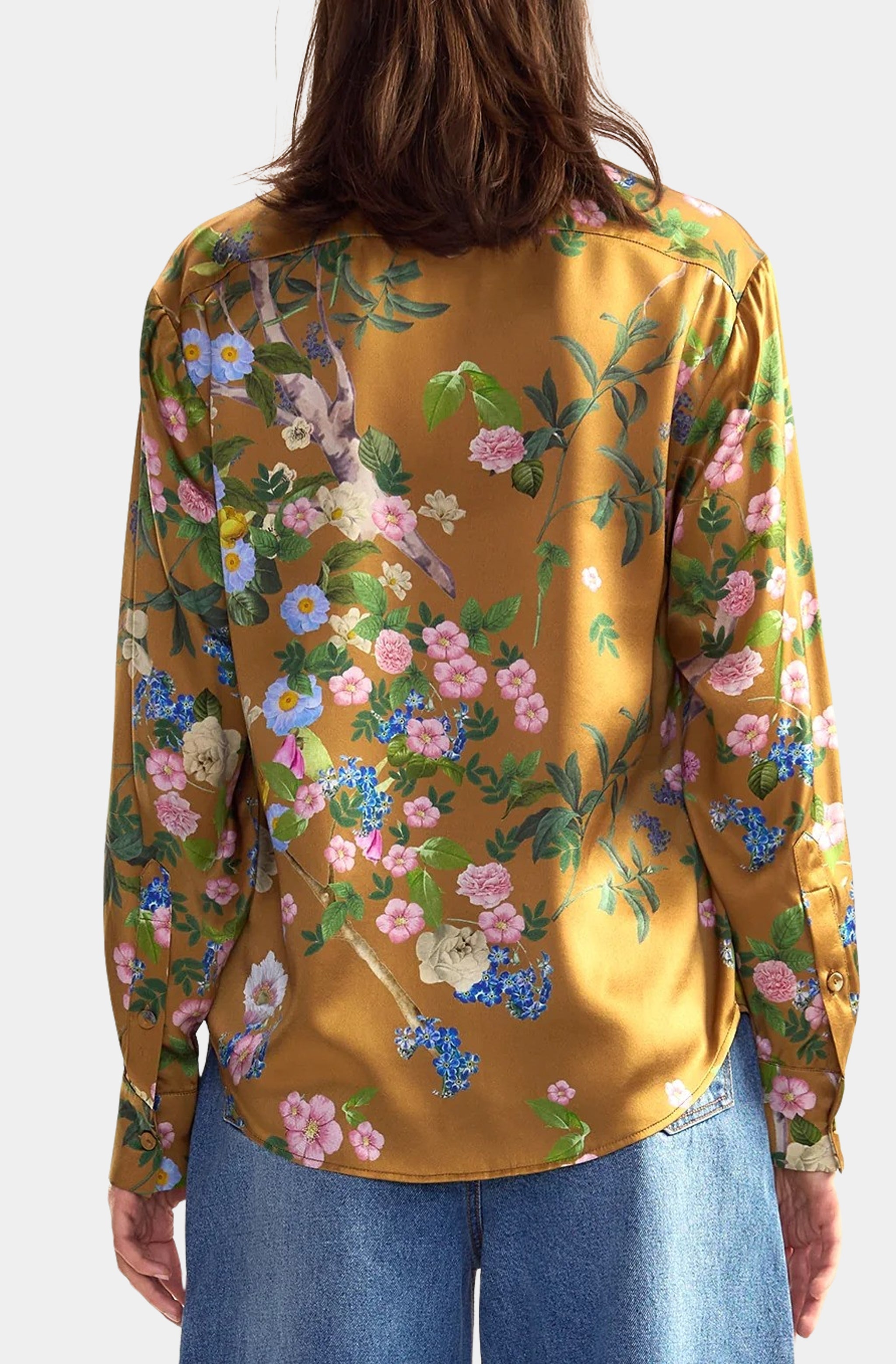 Silk Button Up Shirt