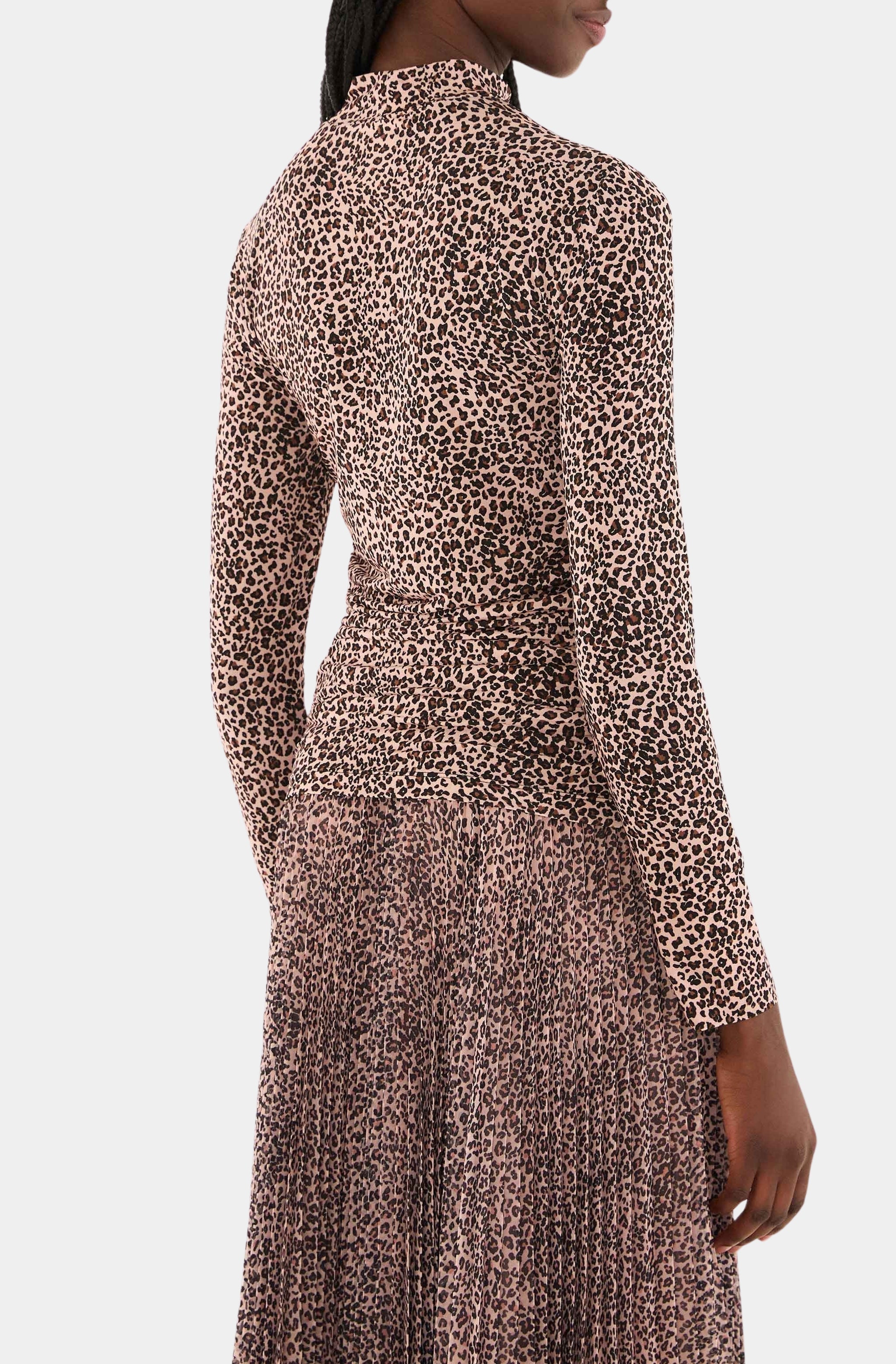 Baby Leopard Pink Jersey Blouse