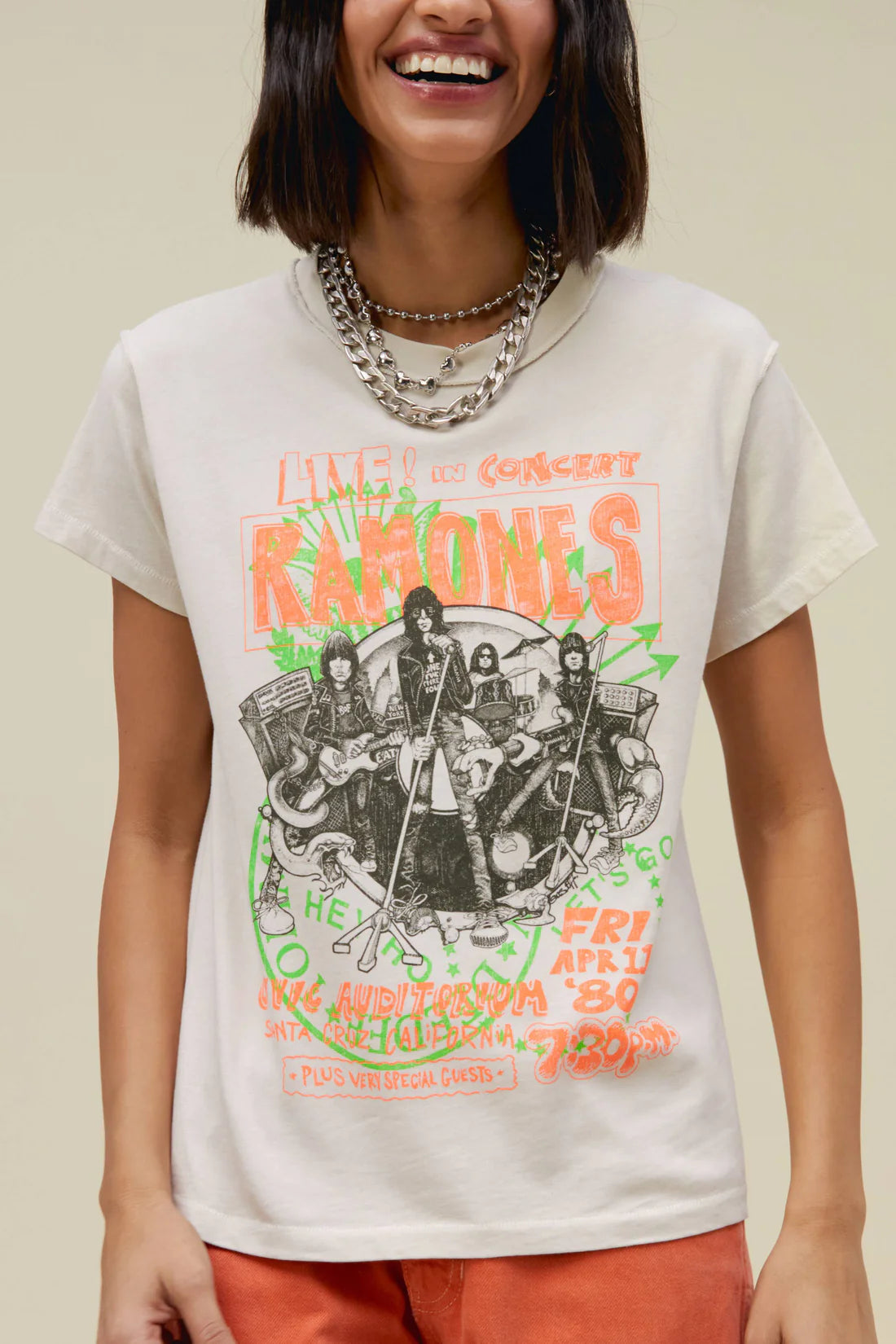 Ramones Civic Auditorium Reverse GF Tee