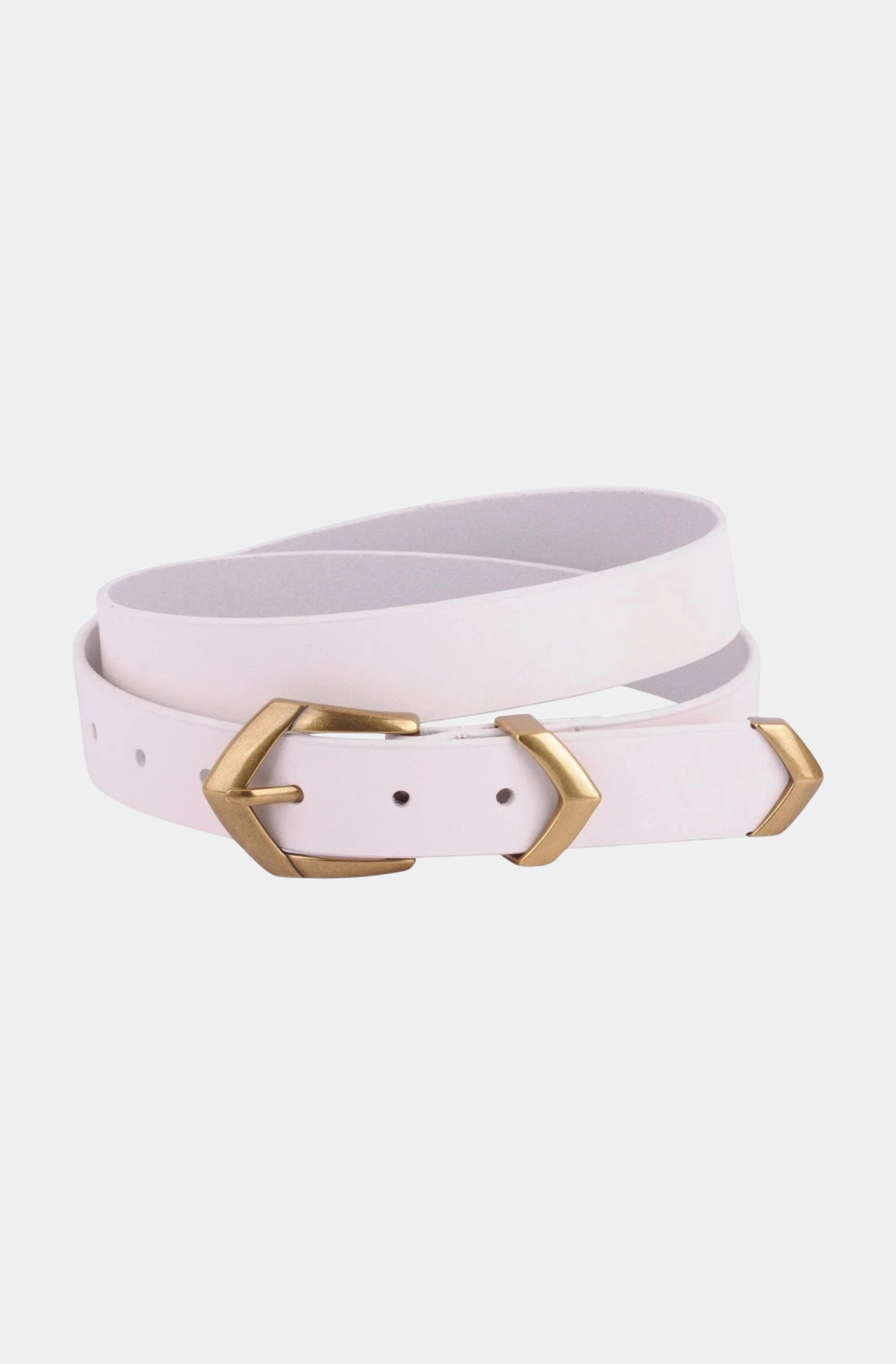 Boho Triangular Buckle Leather Belt Set