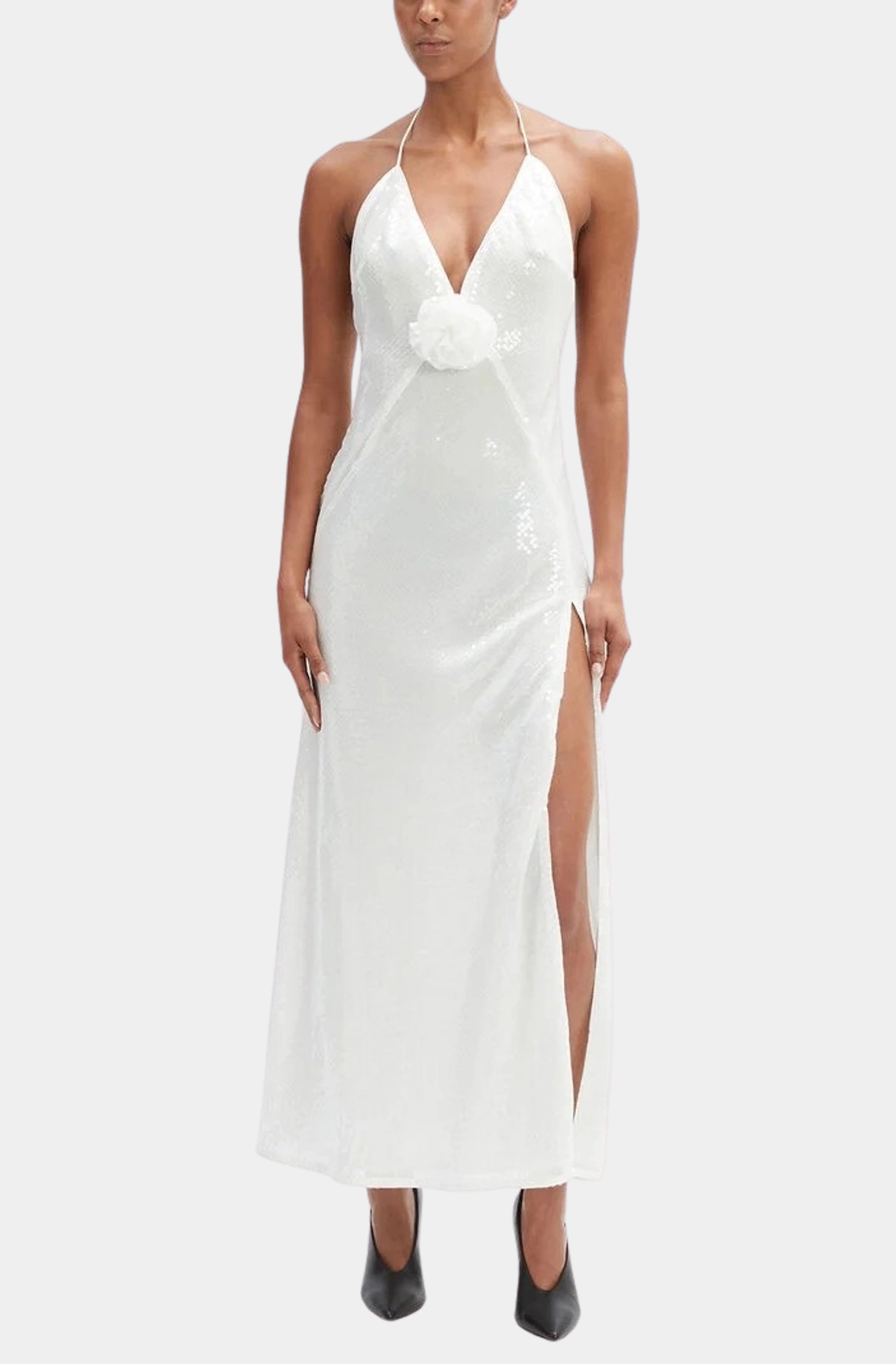 Aradia Sequin Halter Dress