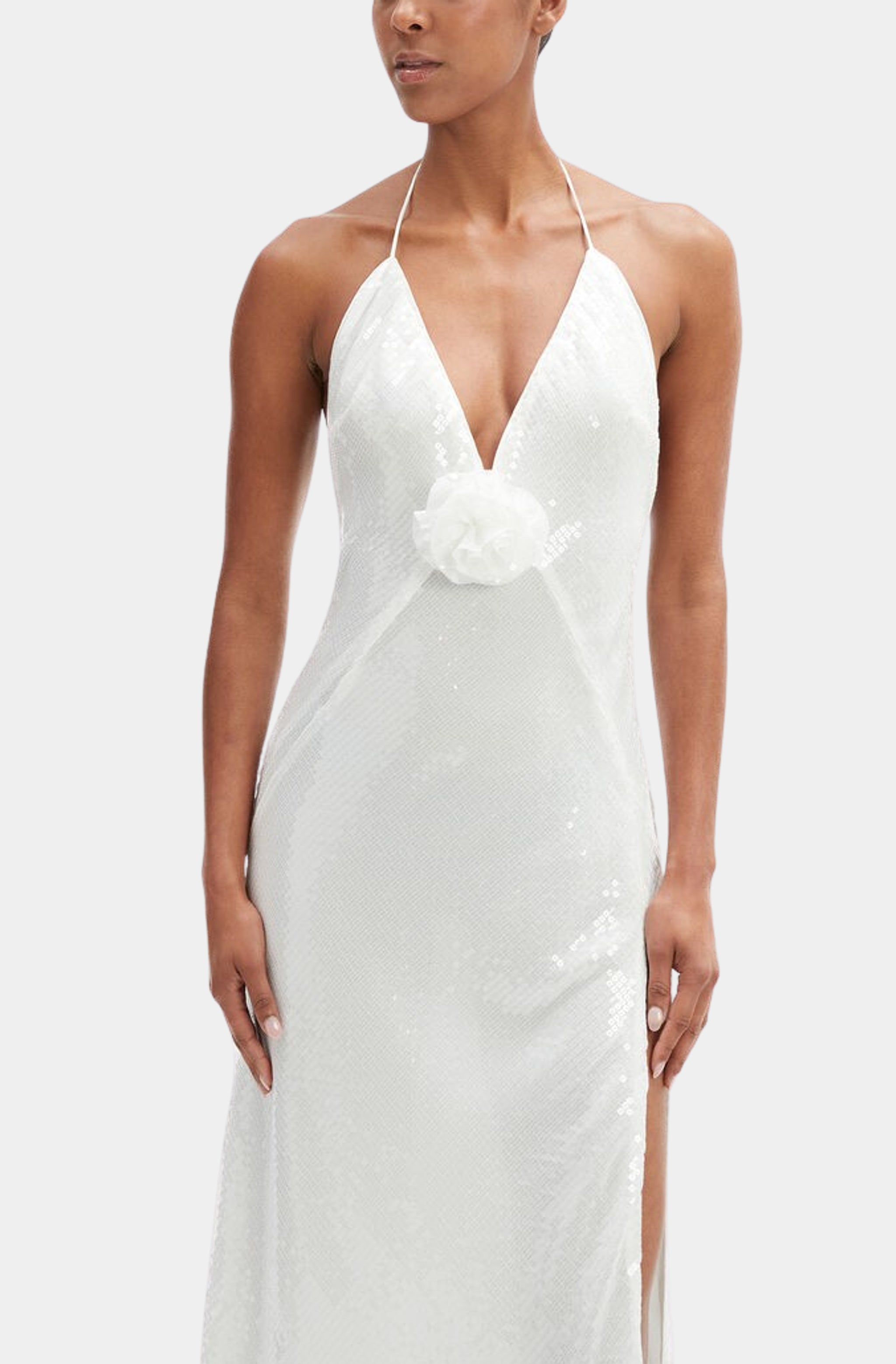 Aradia Sequin Halter Dress