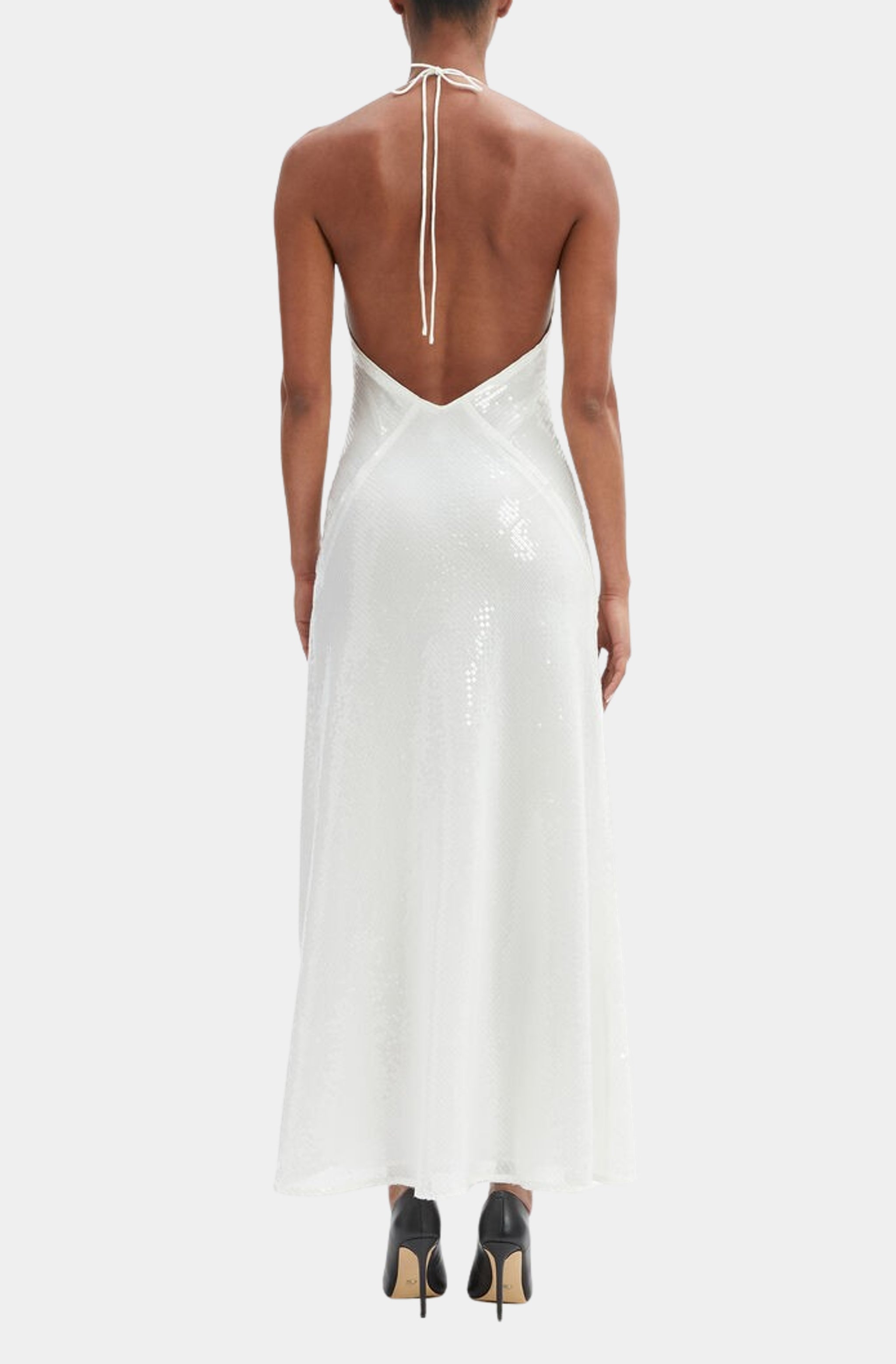 Aradia Sequin Halter Dress