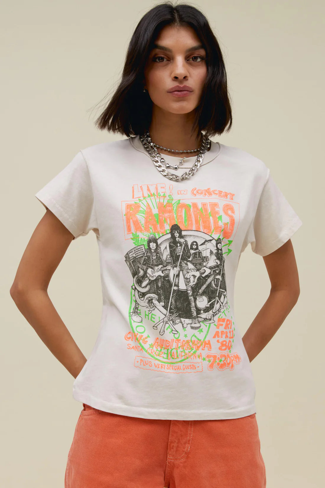 Ramones Civic Auditorium Reverse GF Tee