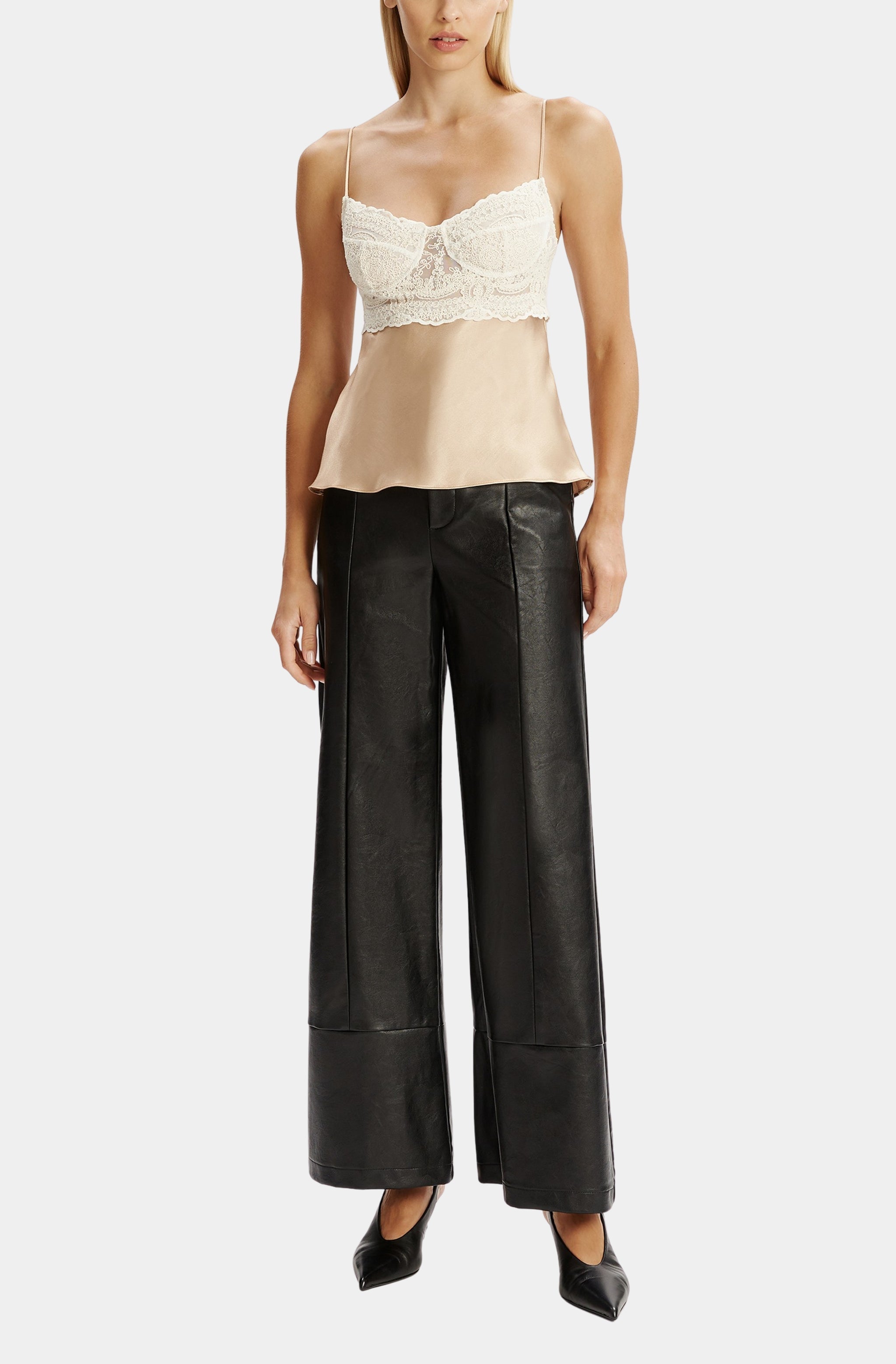 Tzariana Satin Lace Cami