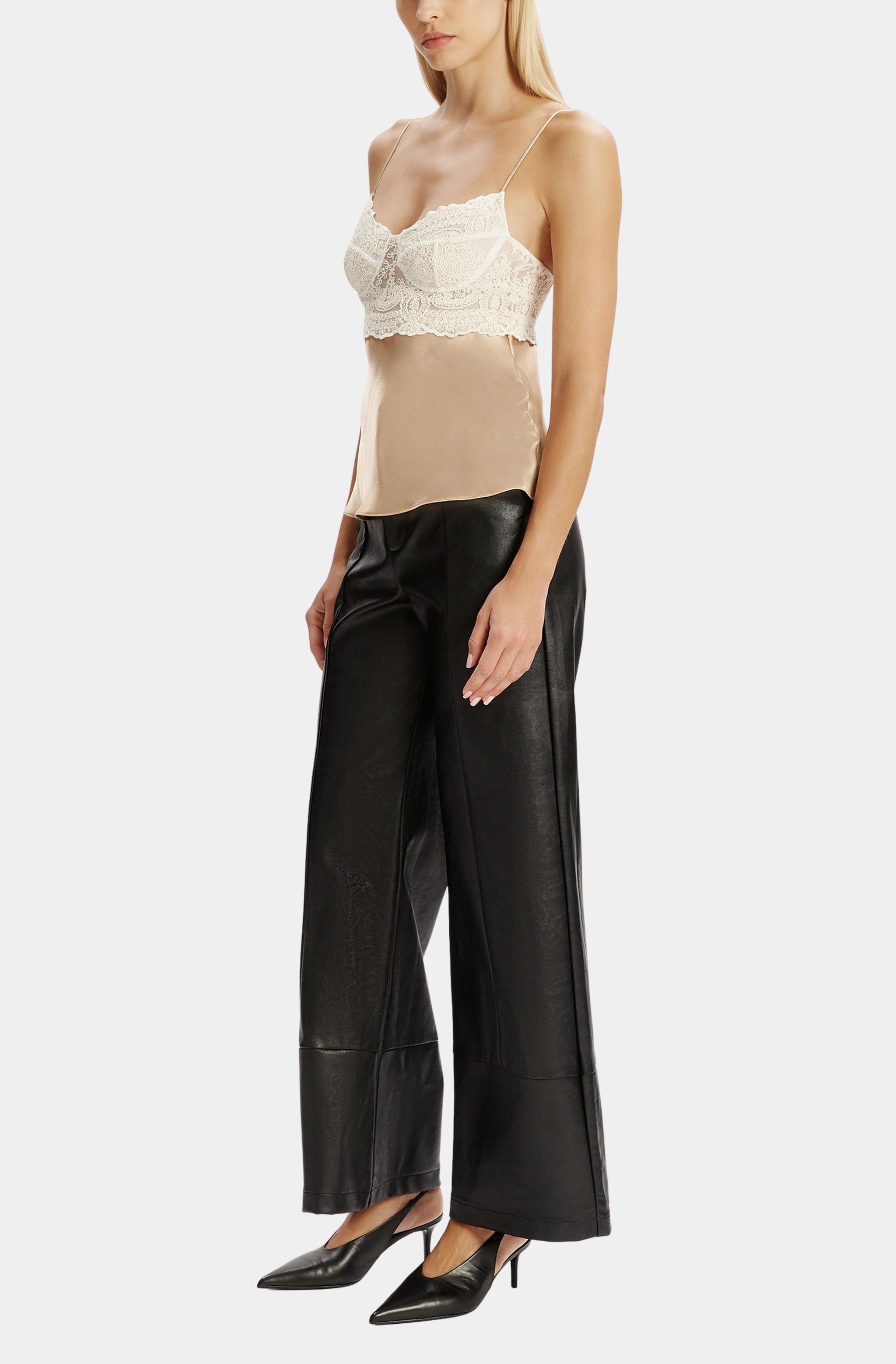 Tzariana Satin Lace Cami