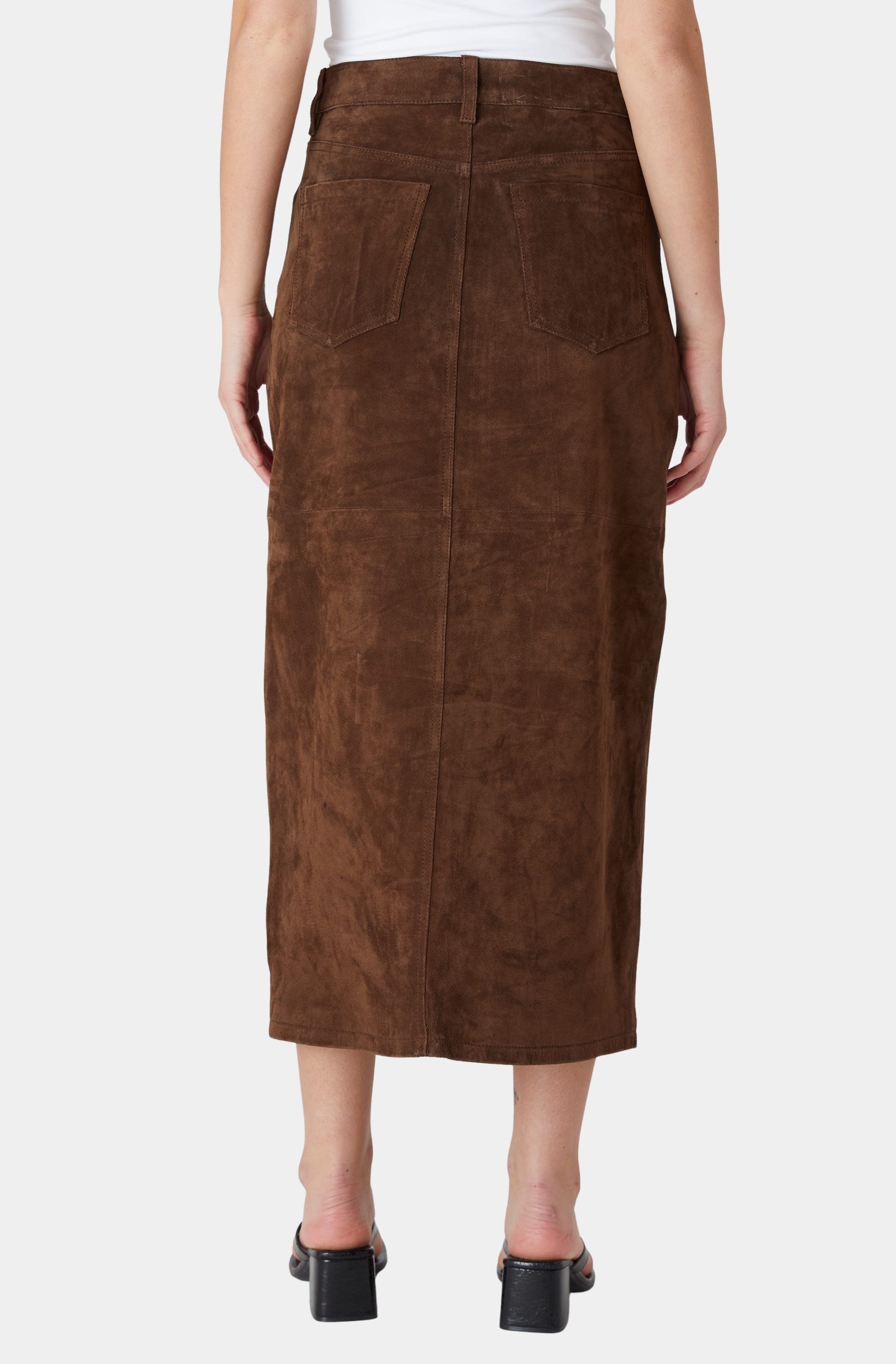 Black Coffee Midi Skirt