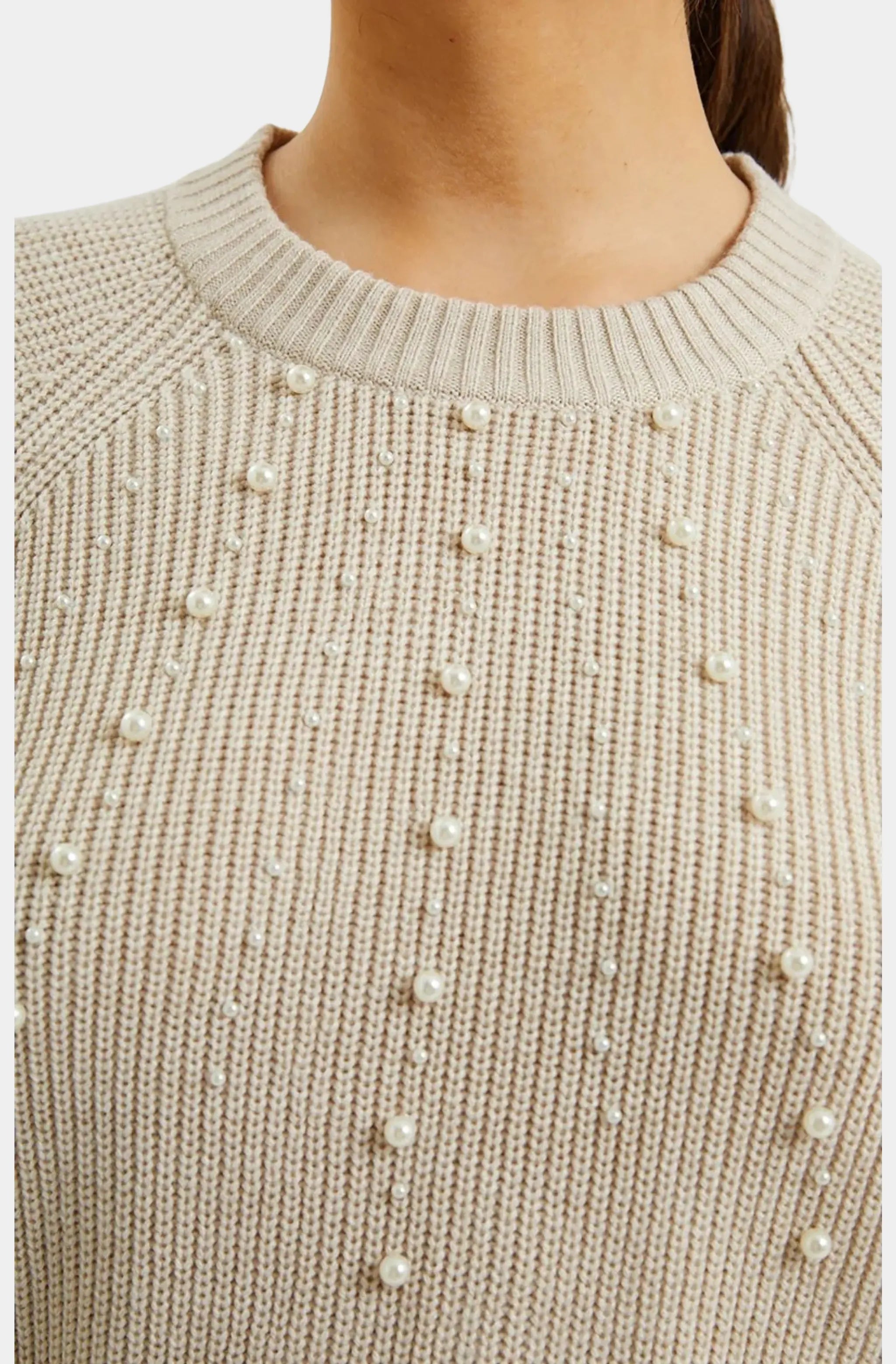 Jolee Pearl Long Sleeve Crew