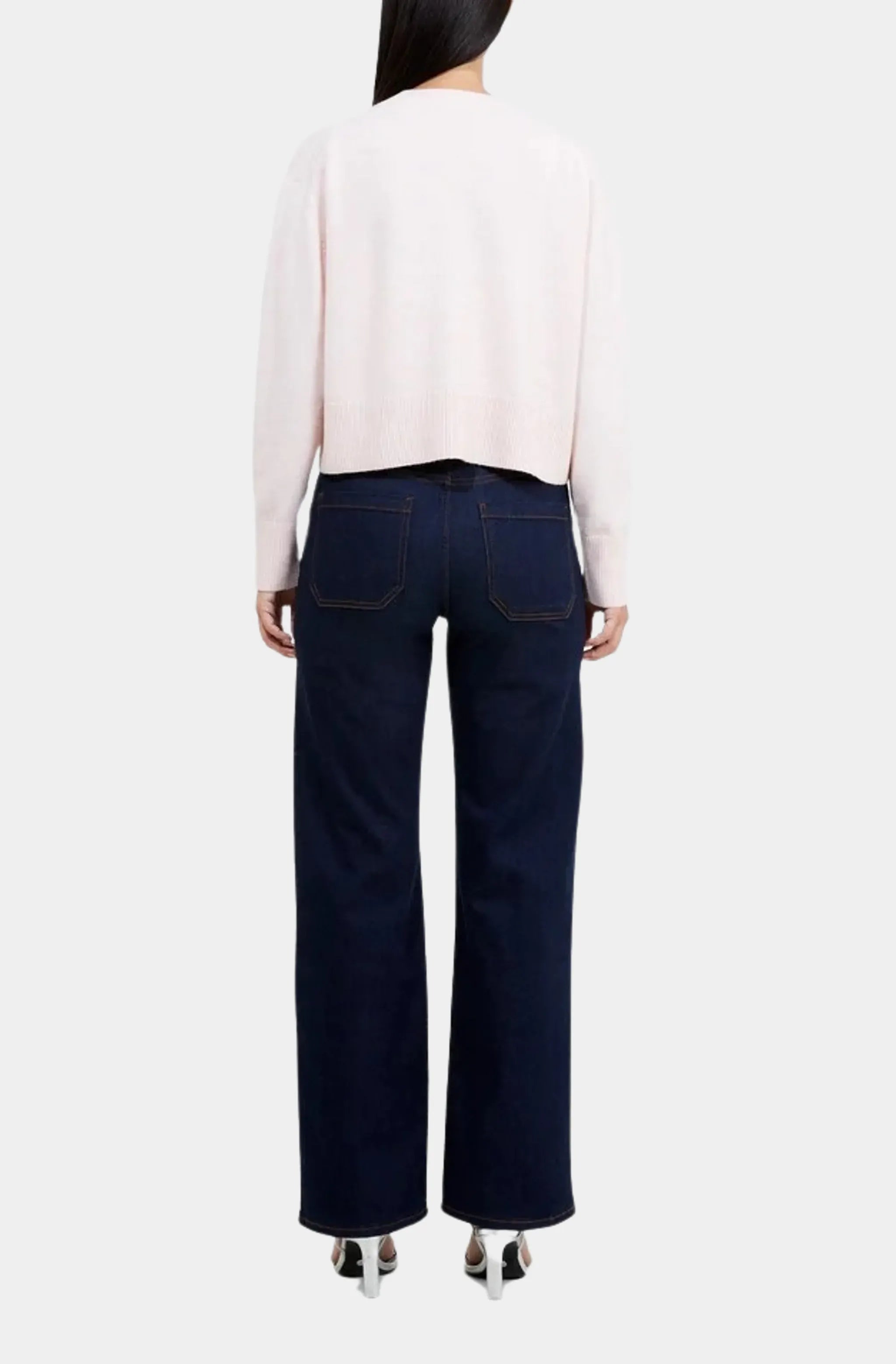 Vhari Long Sleeve Embroidered Cardigan