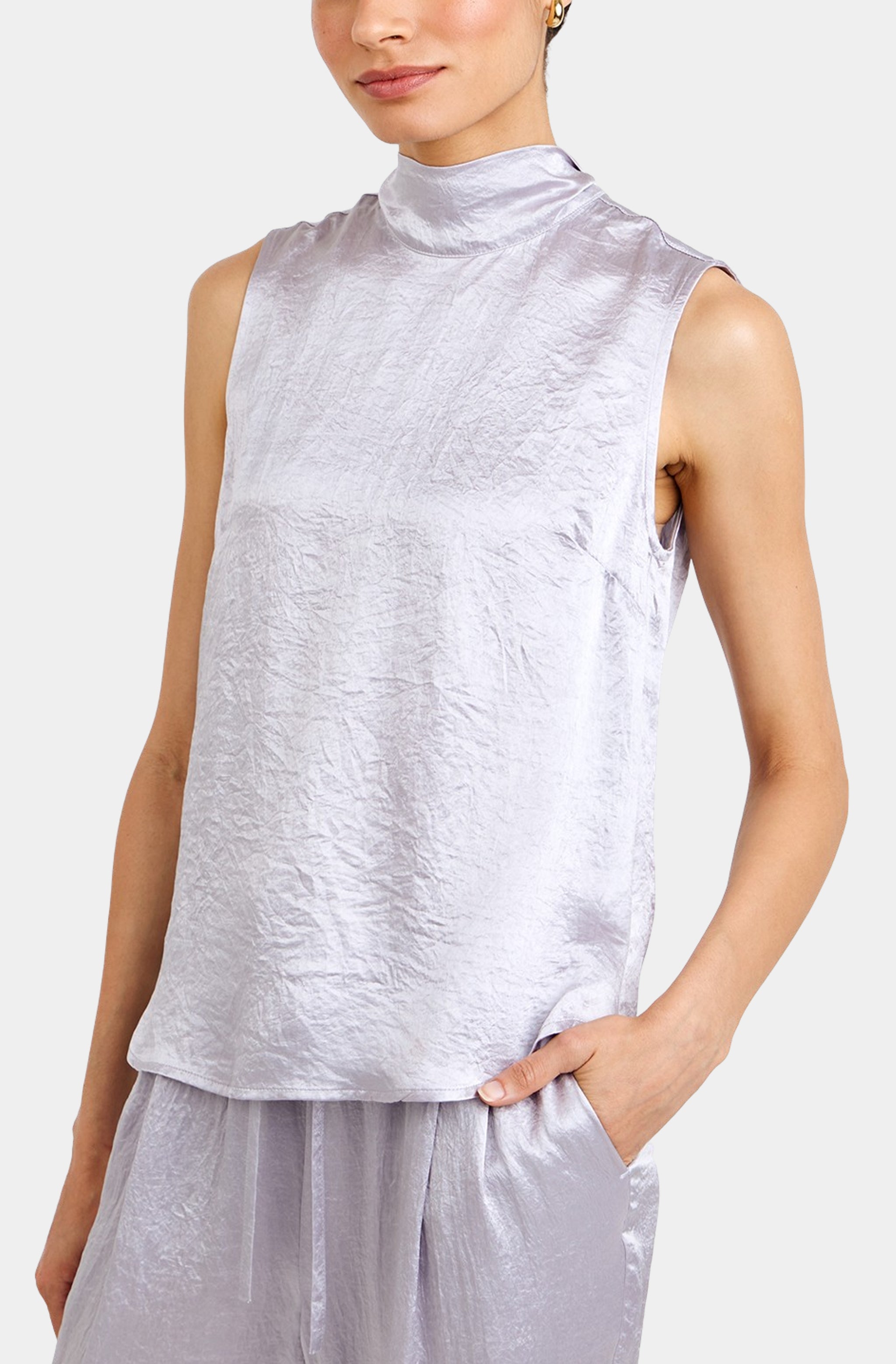 Scarf Neck Blouse