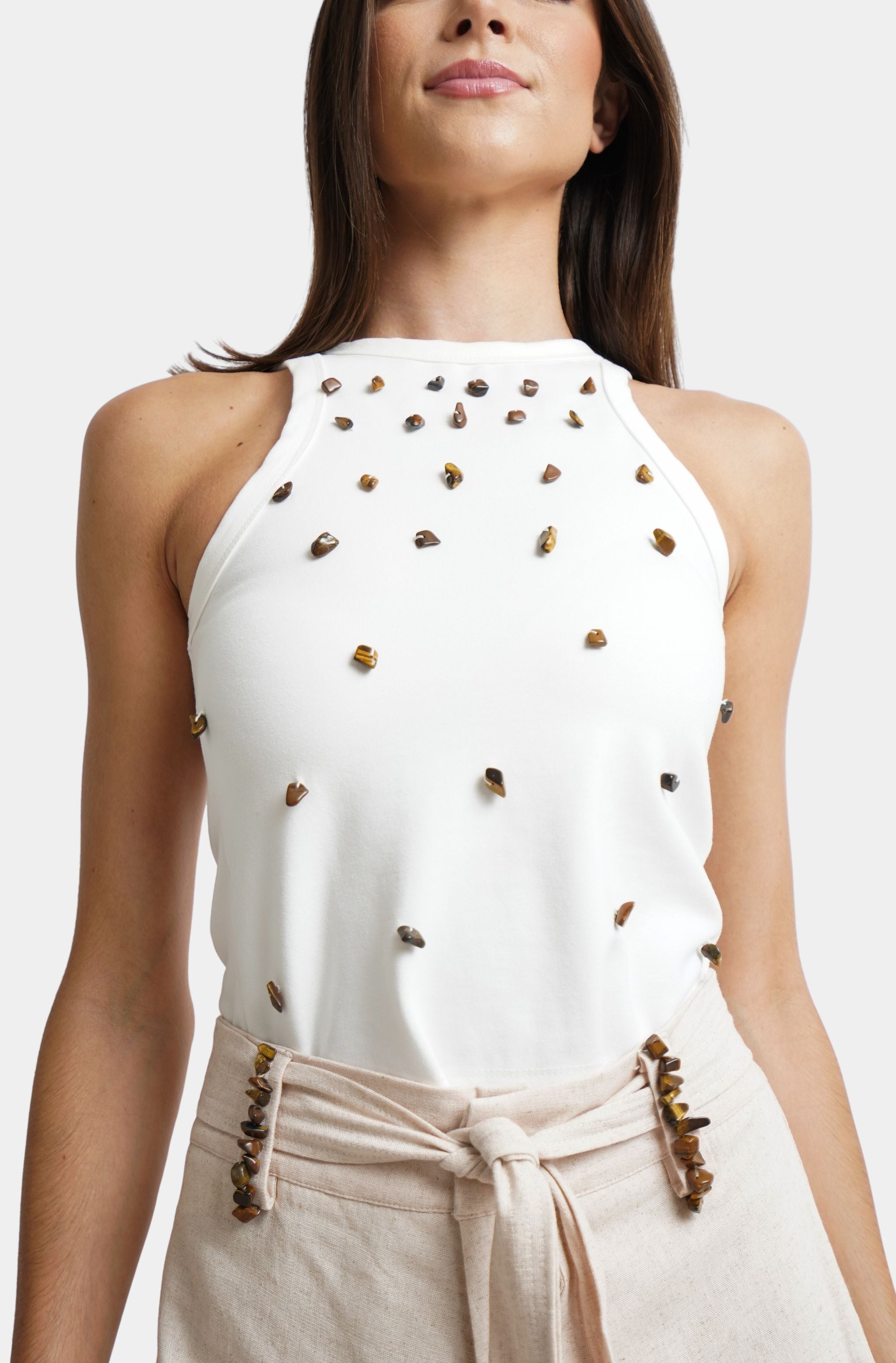 Beaded Tank Top