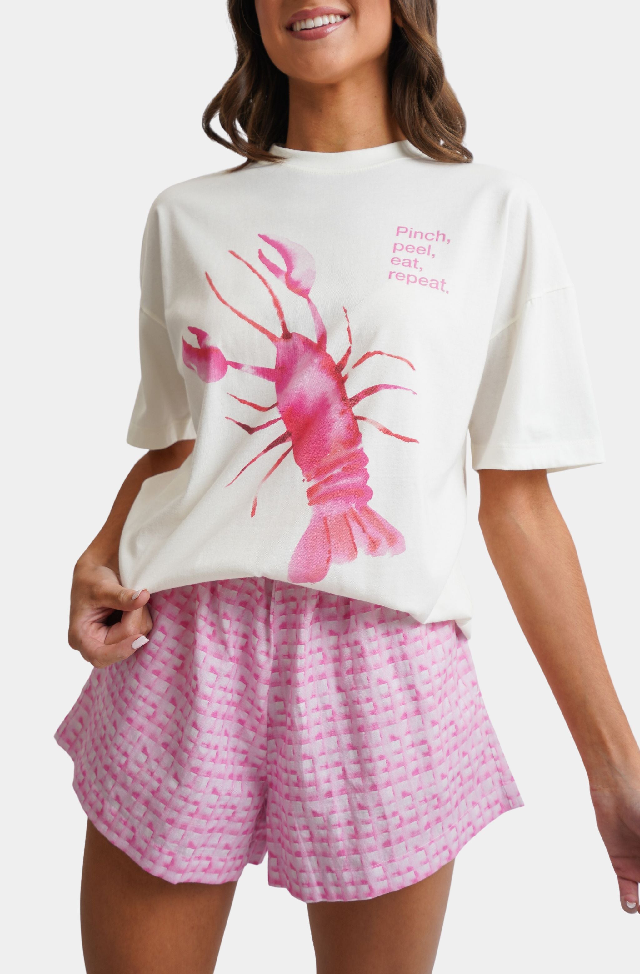 Hemline Exclusive Oversized Graphic Tee