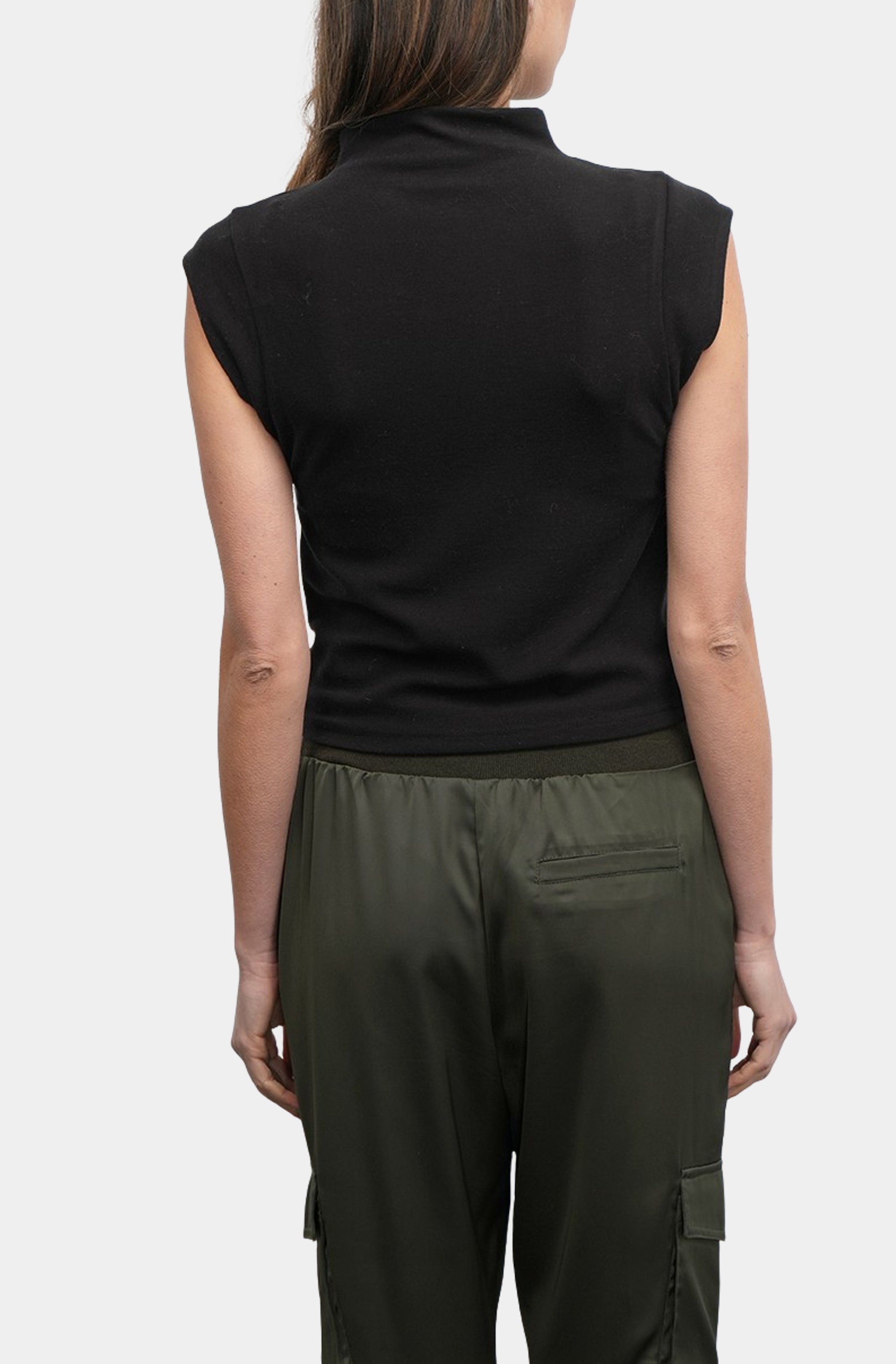 Paloma Funnel Neck Knit Top