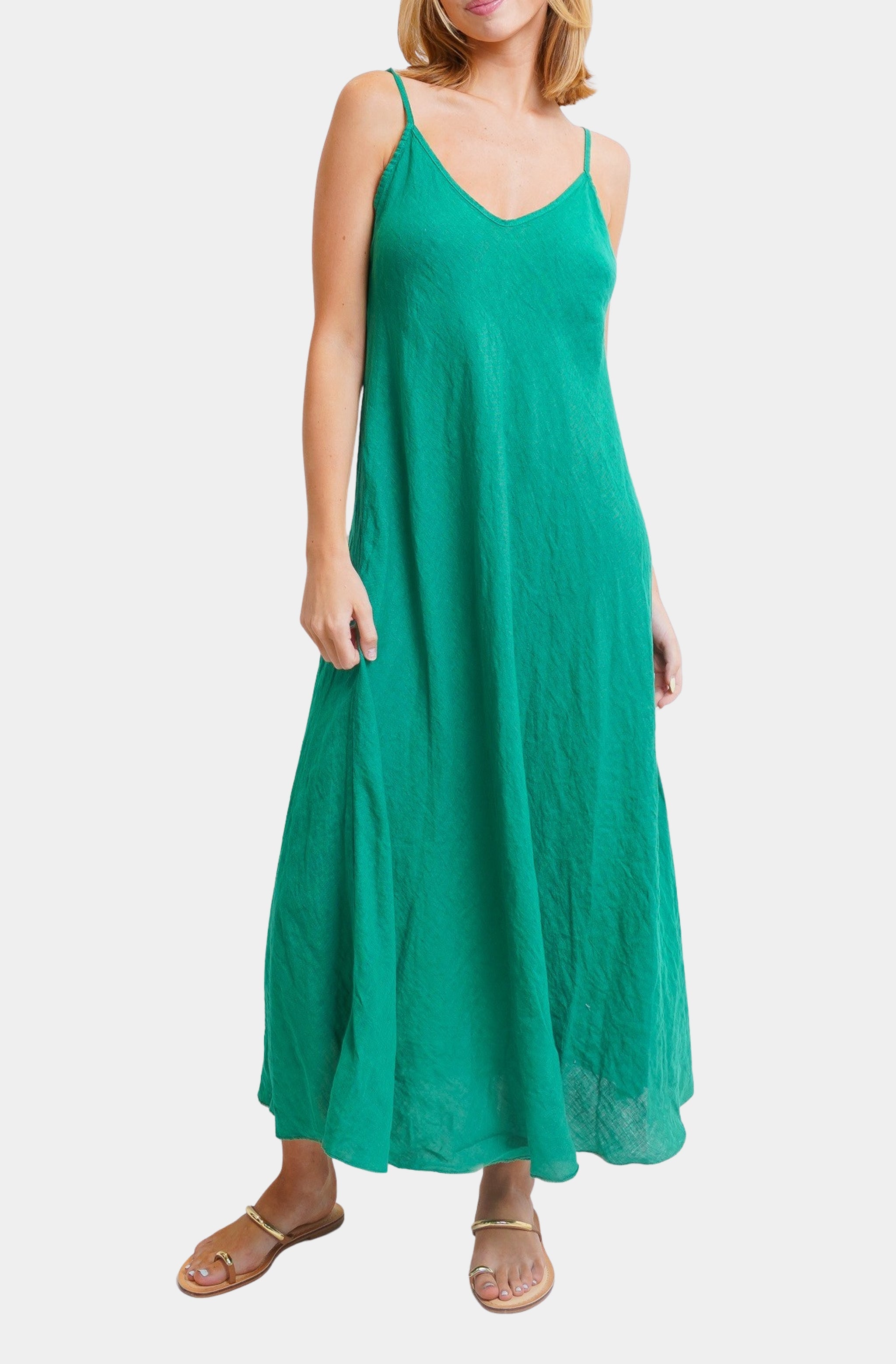 Italian Maxi Slip Dress
