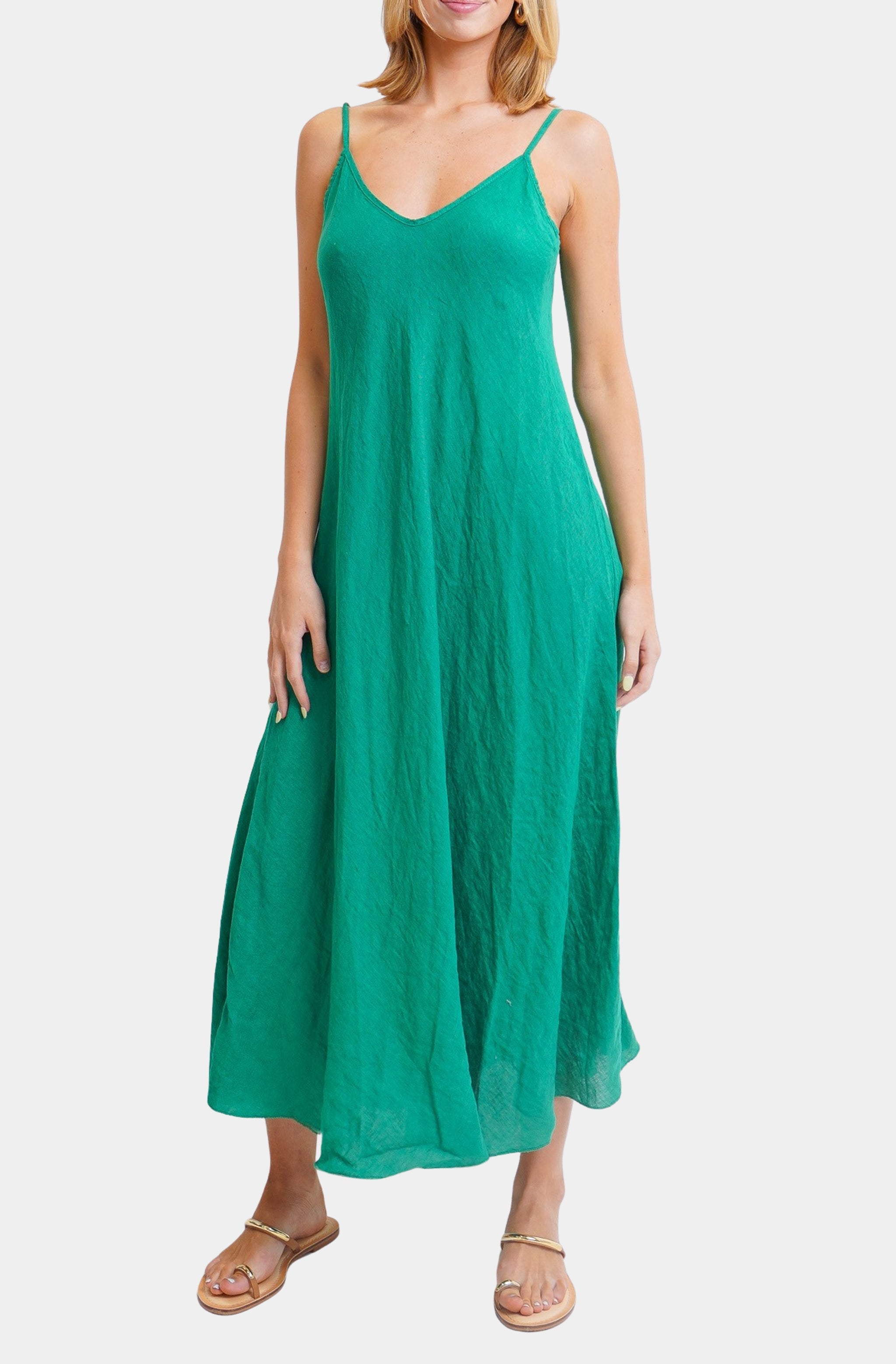 Italian Maxi Slip Dress