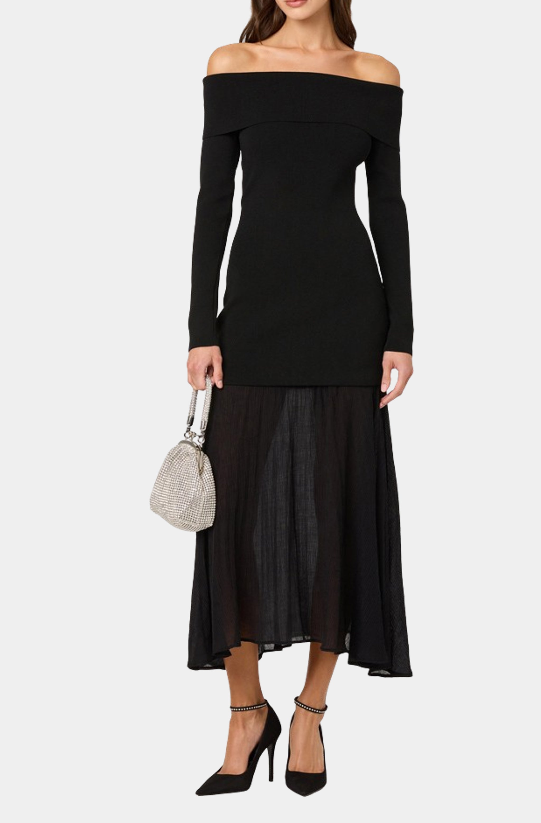 chinese dress ladies Astr Lidia Dress - Black