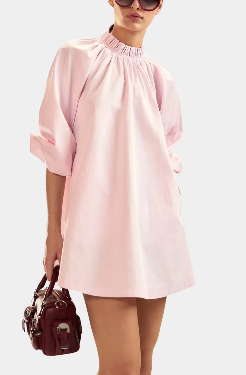 ミゃんACLENT Cotton flare mini dress ミゃん様専用ACLENT Cotton flare mini dress