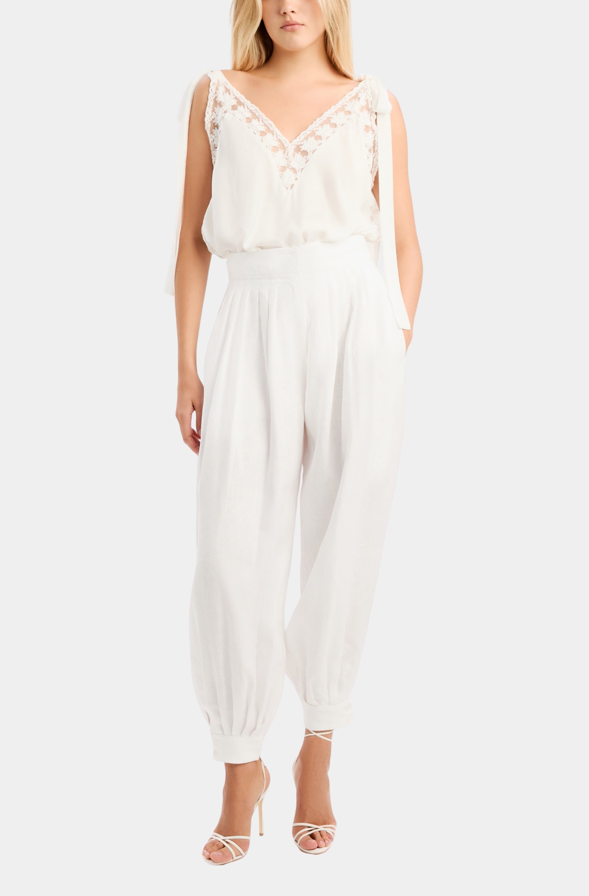 Aubrey Tie Strap Cami – Hemline Austin