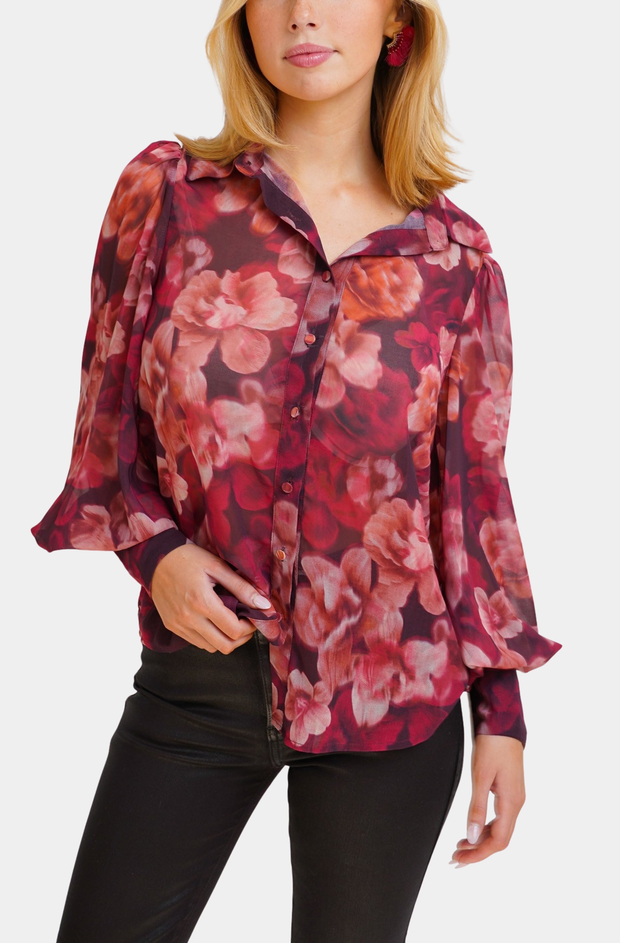 Pre Order Hemline Exclusive Fleetwood Blouse