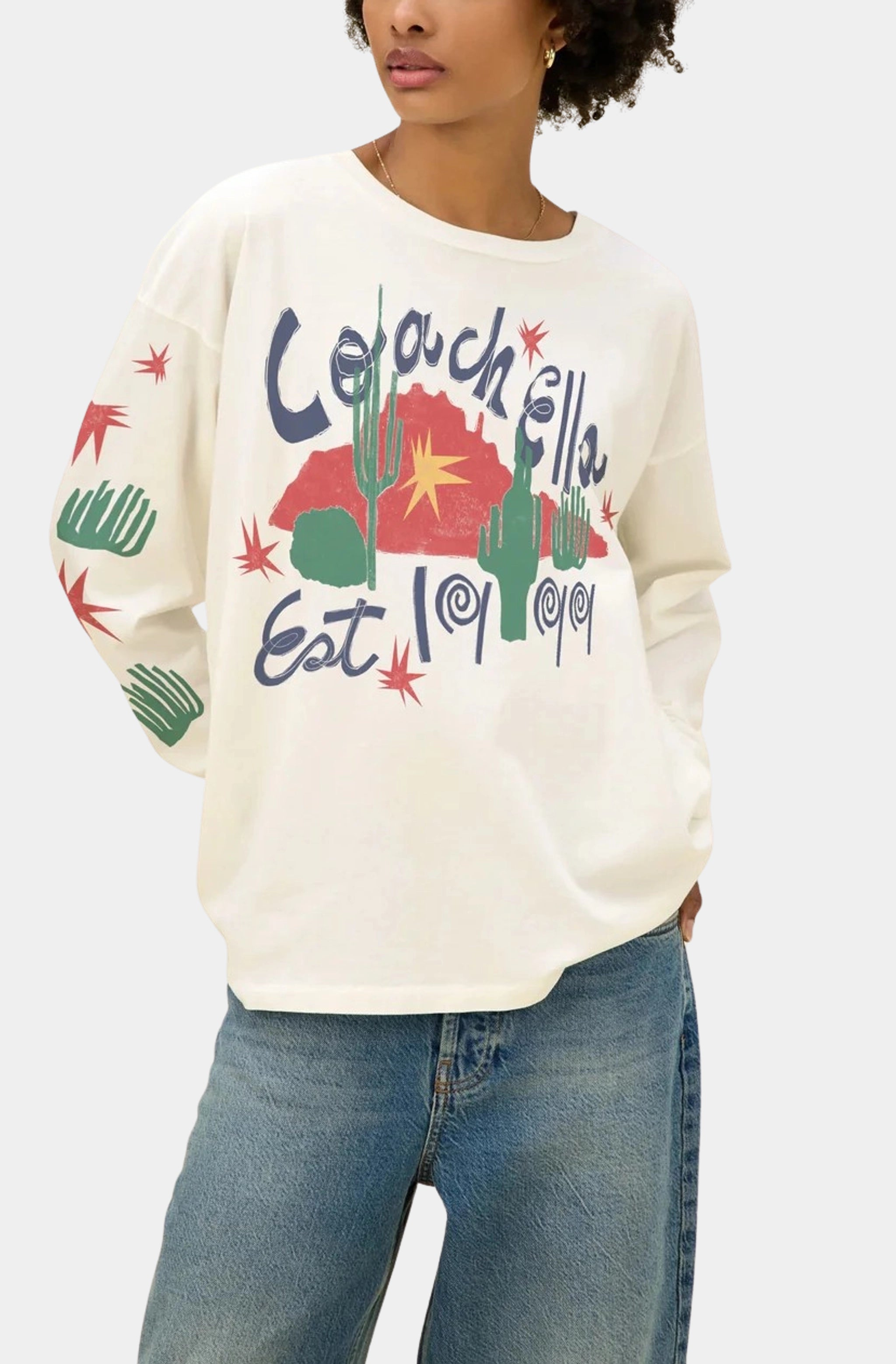 Coachella Collage Merch Long Sleeve Tee