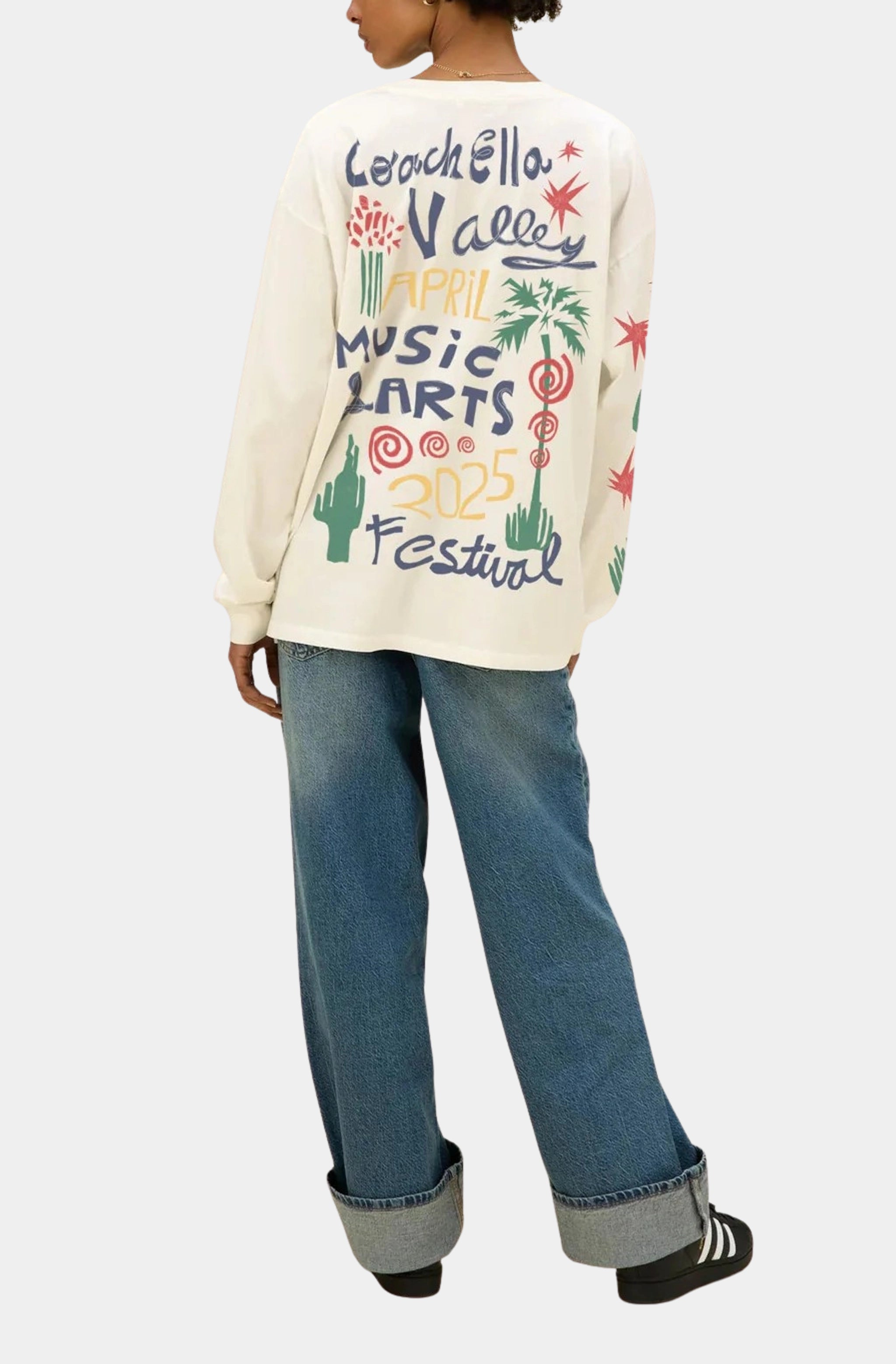 Coachella Collage Merch Long Sleeve Tee