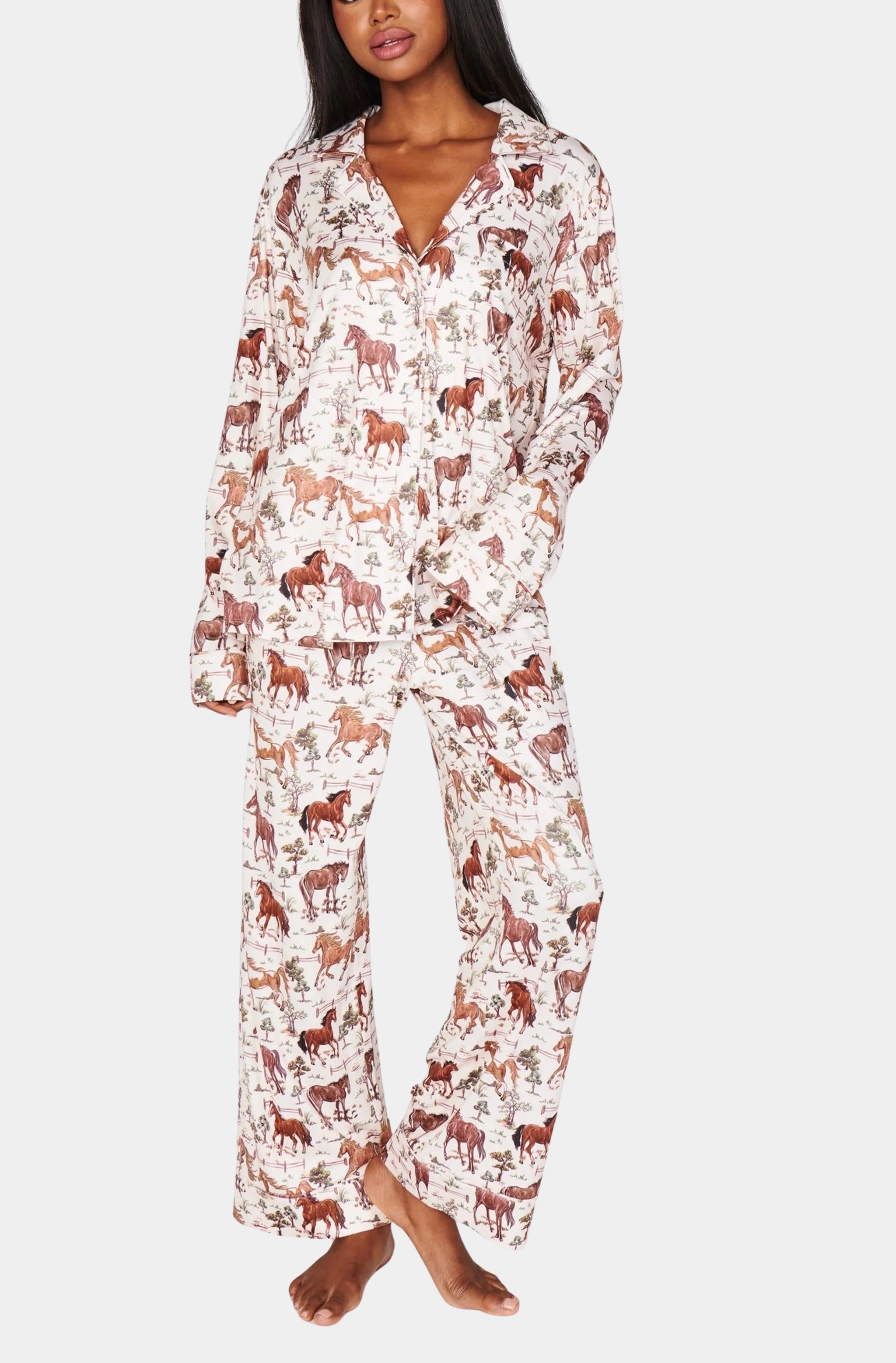 Classic PJ Set- Country Horses Jersey