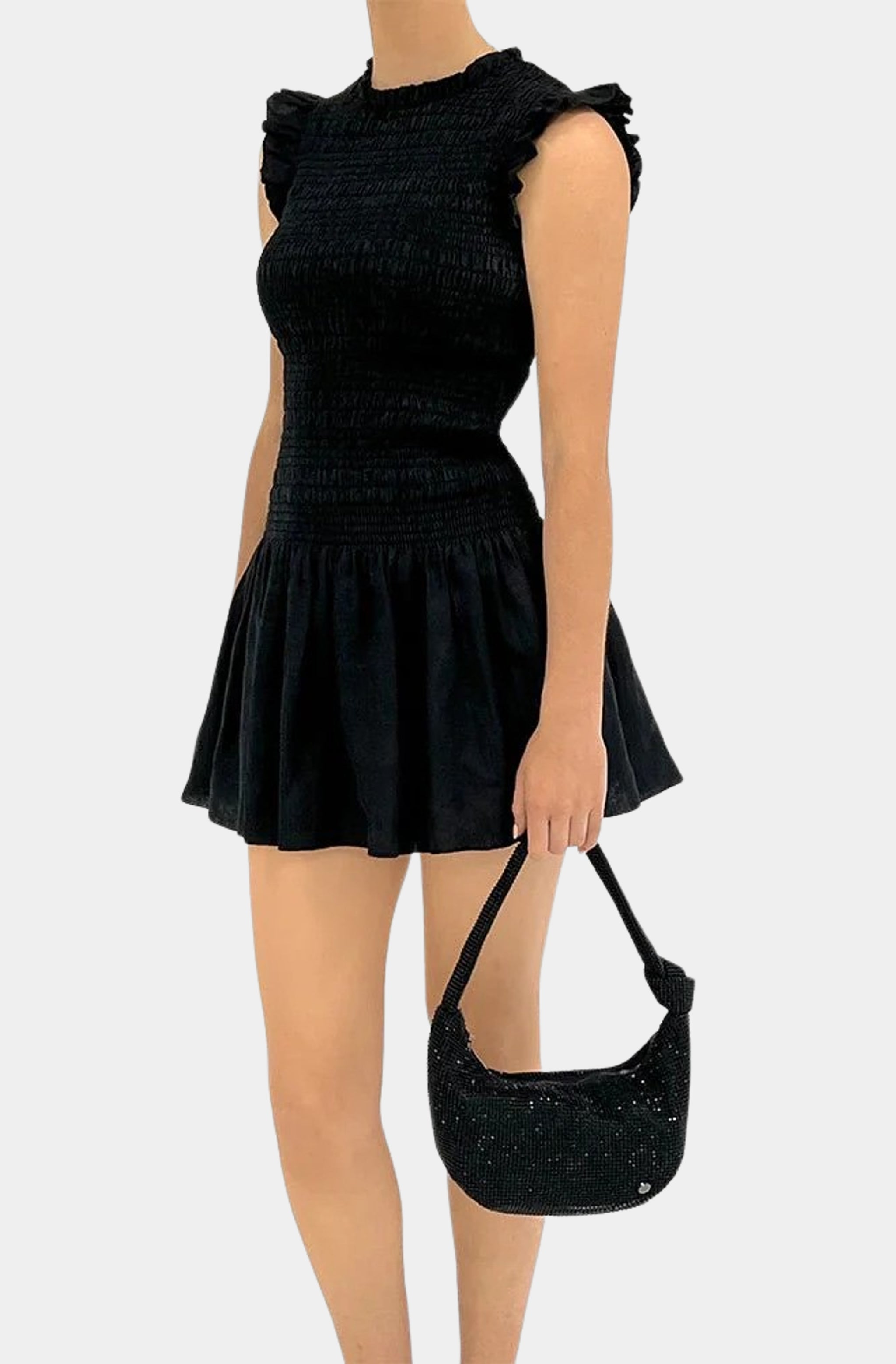 Jessica Crystal Mesh Bag