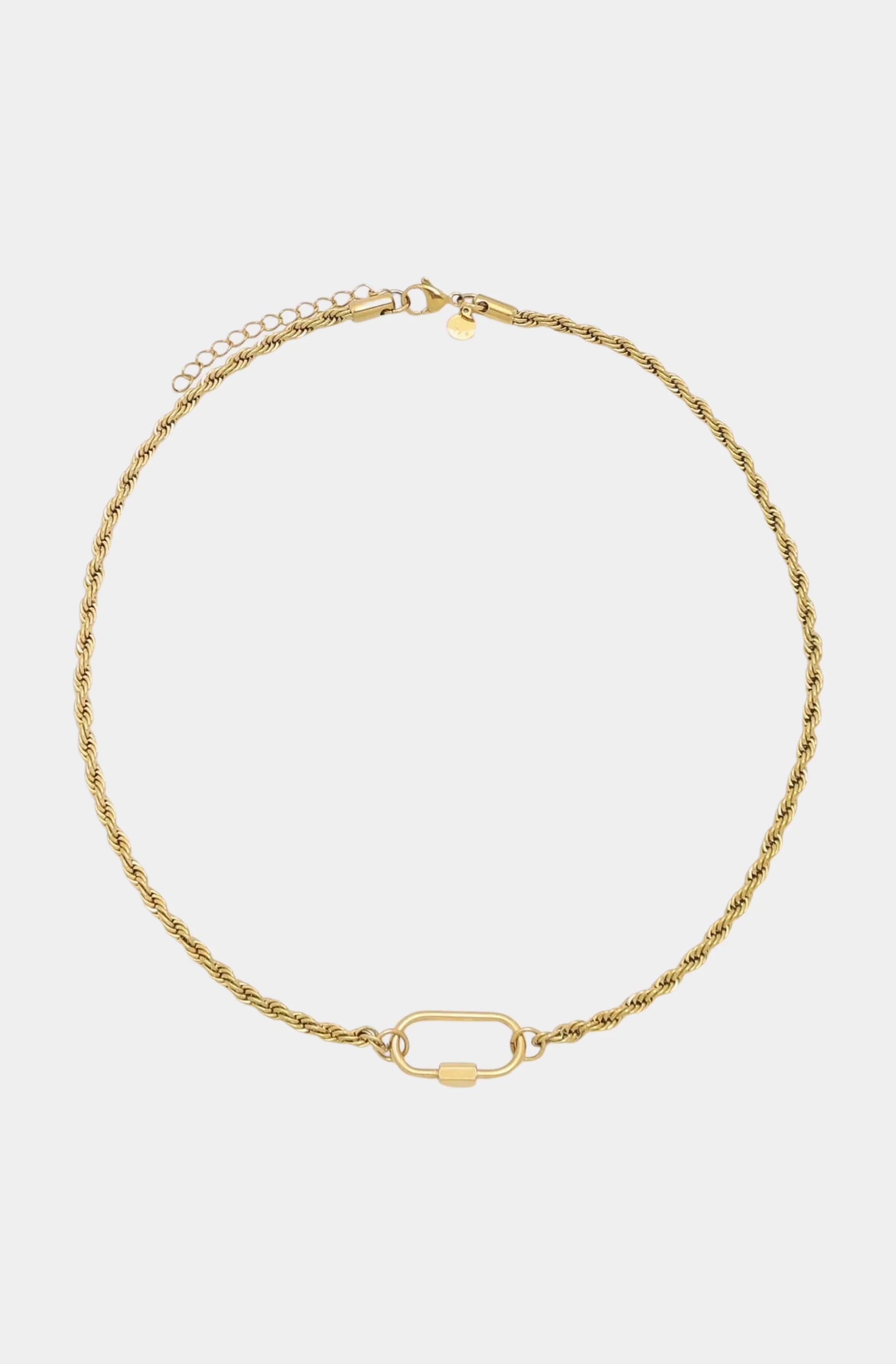 Rope Carabiner Necklace