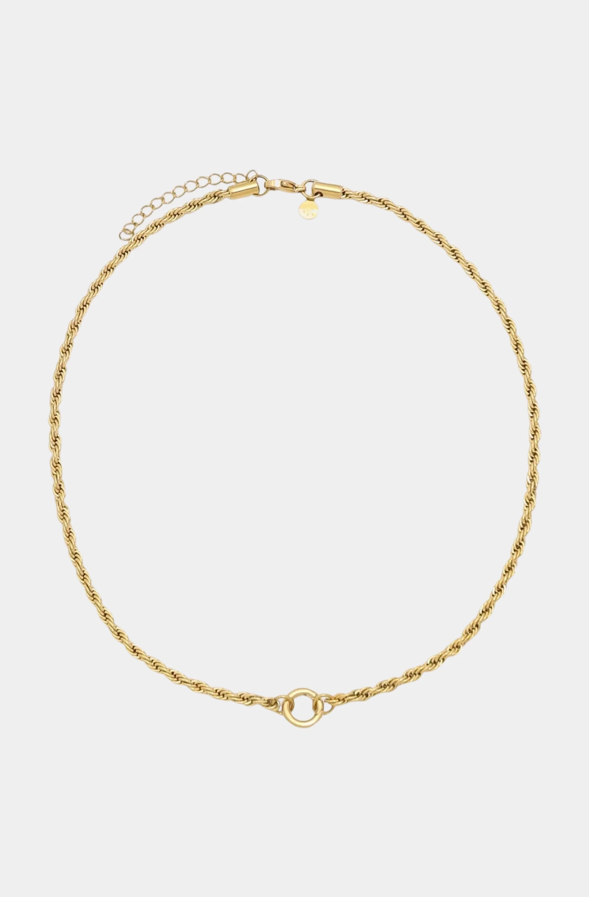 Rope Round Carabiner Necklace