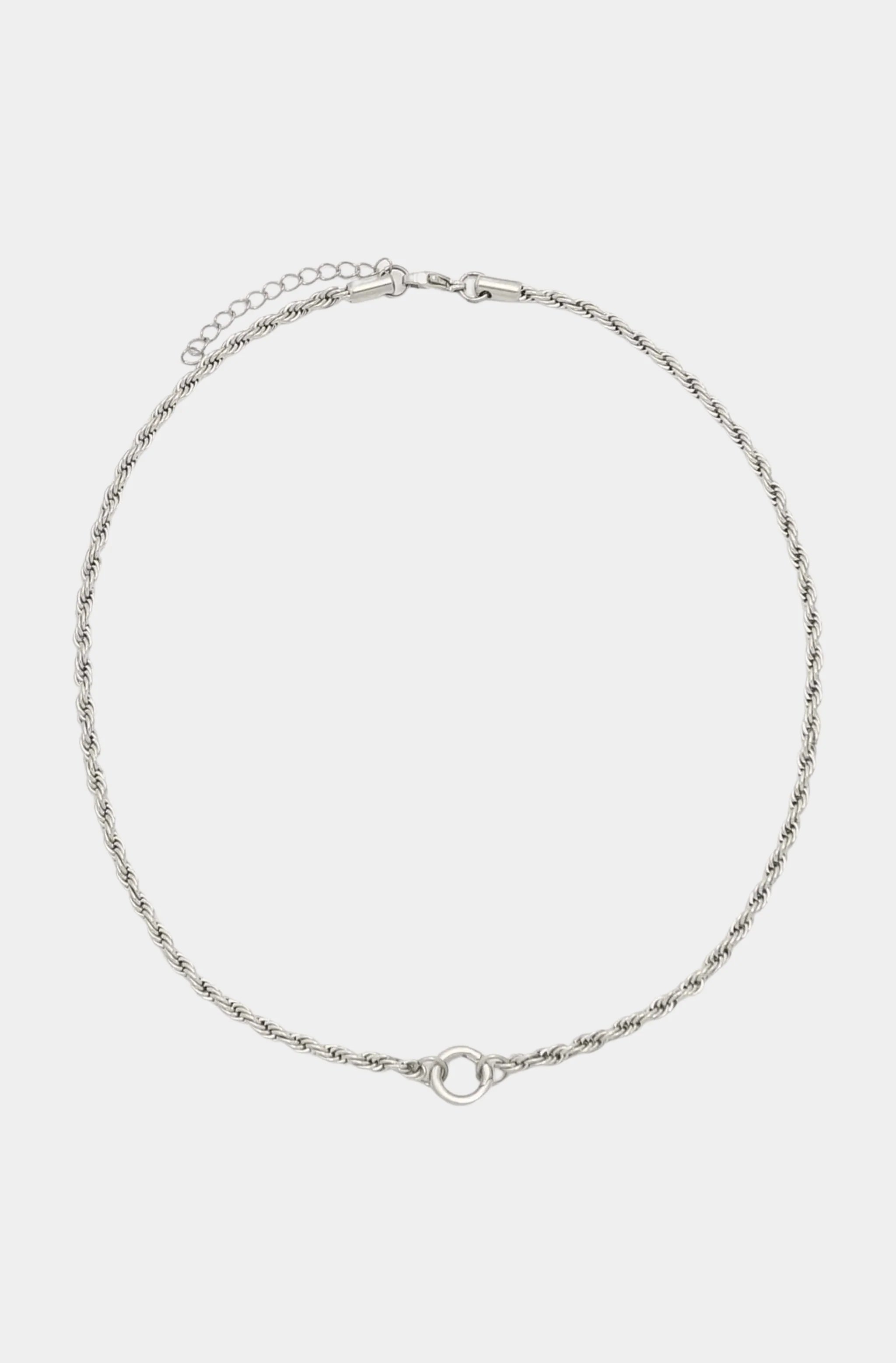 Rope Round Carabiner Necklace