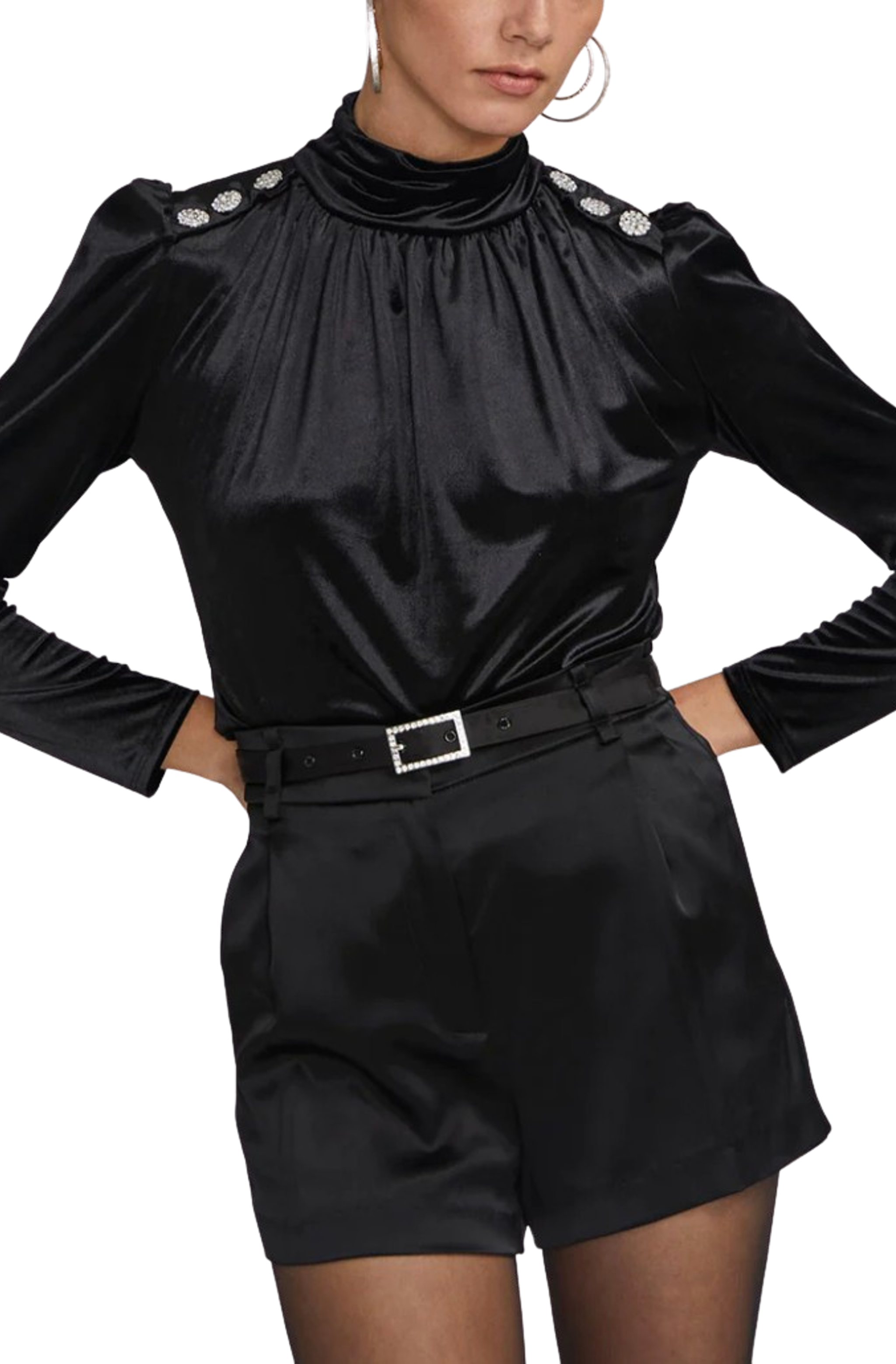 Rebecca Velour Top