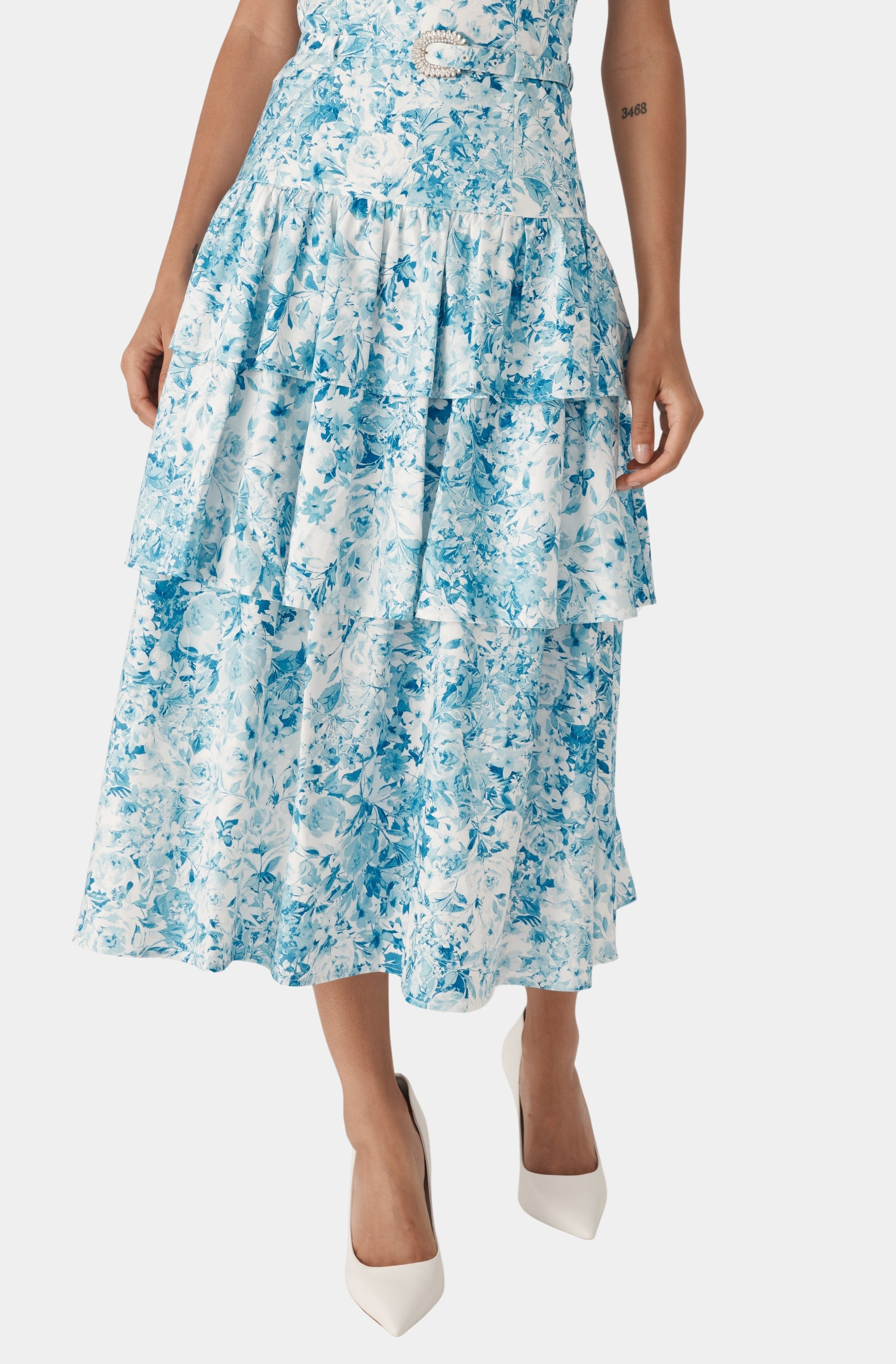 Celeste Floral Poplin Dress