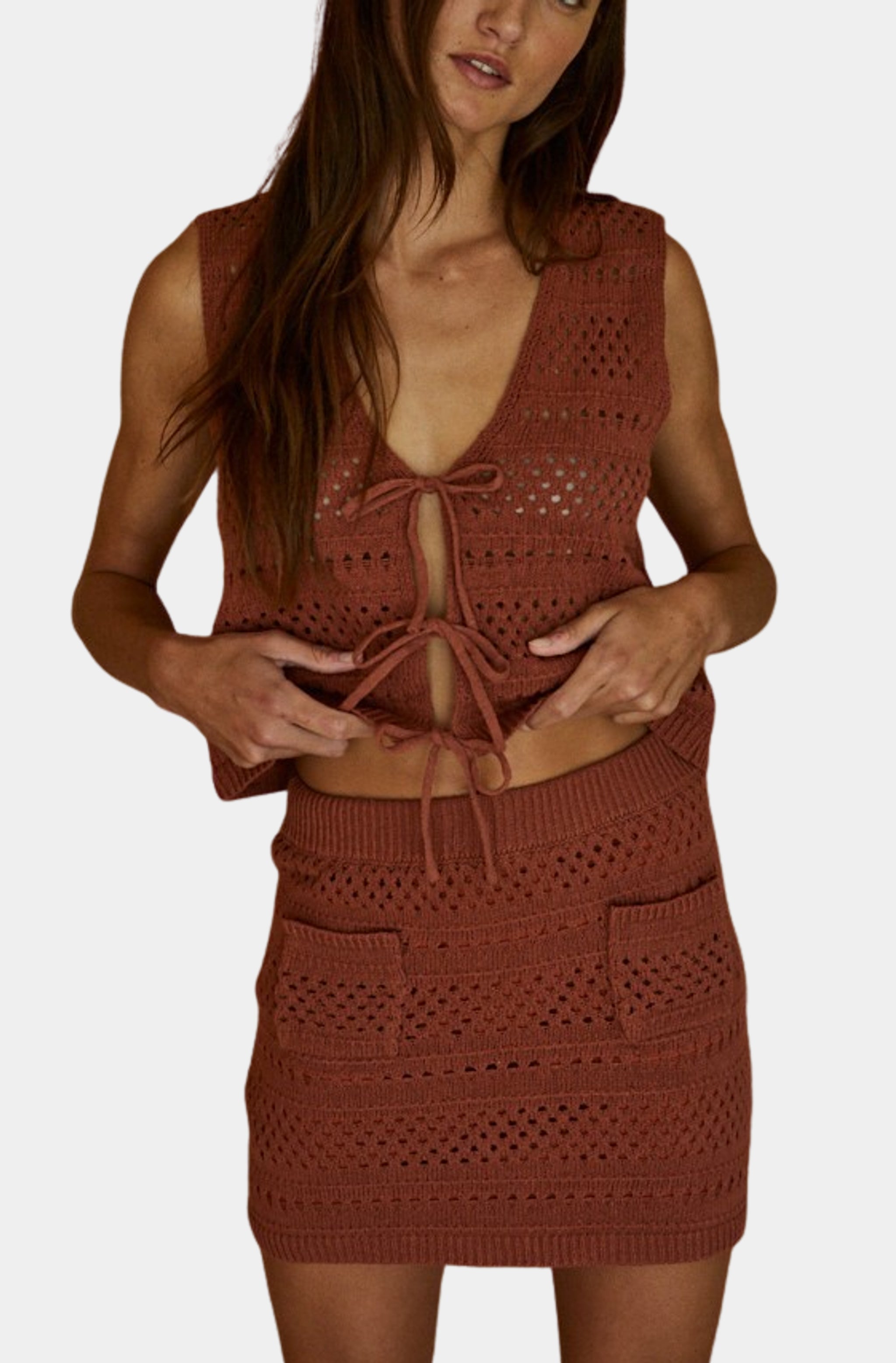 Alexi Crochet Mini Skirt