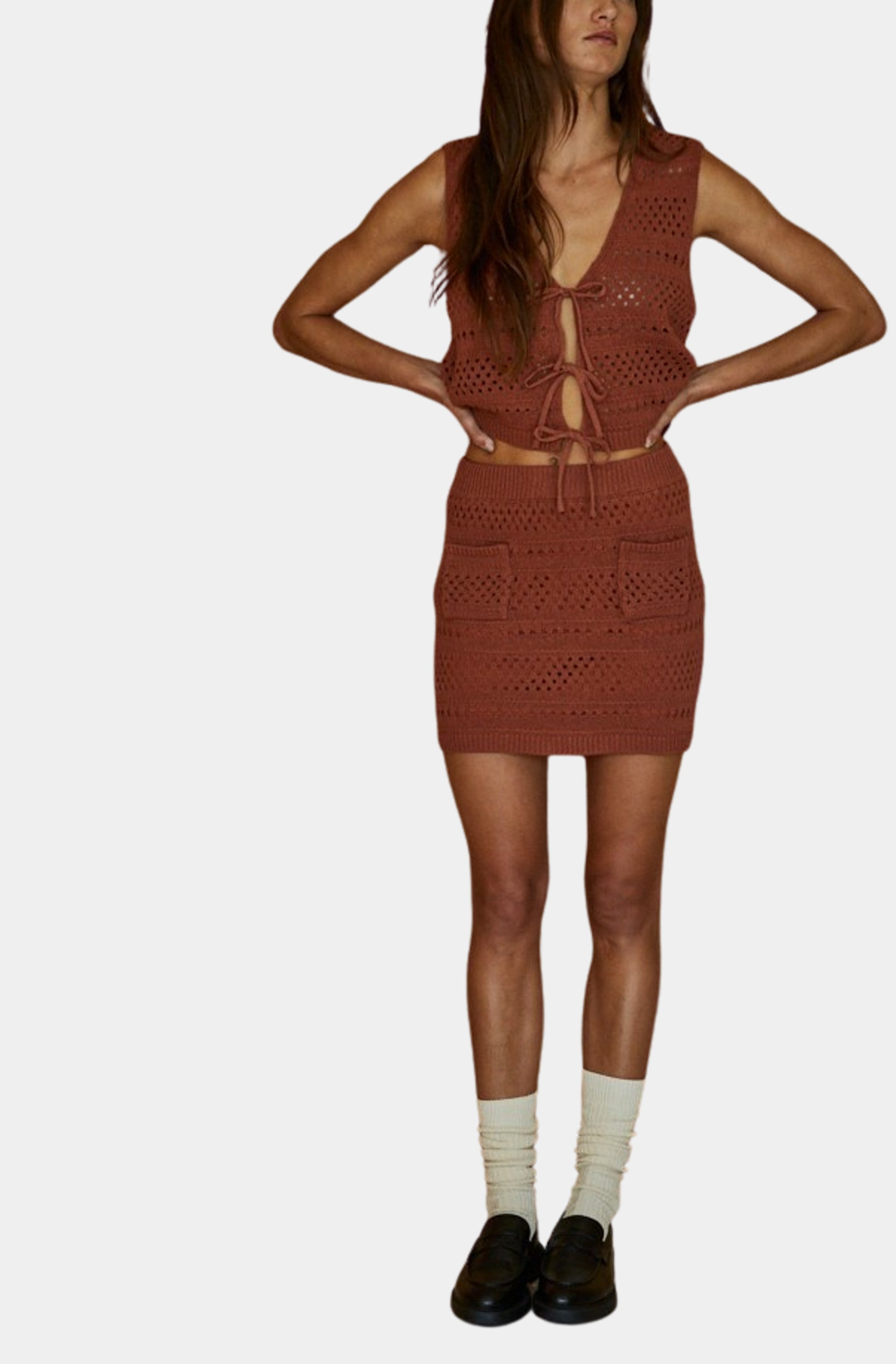 Alexi Crochet Mini Skirt