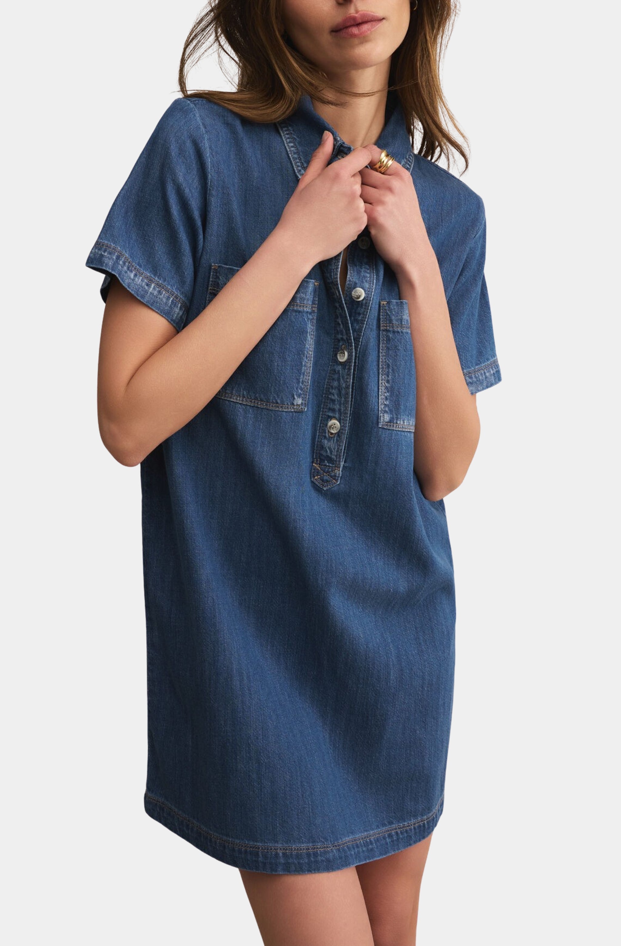 Authentic Denim Mini Dress
