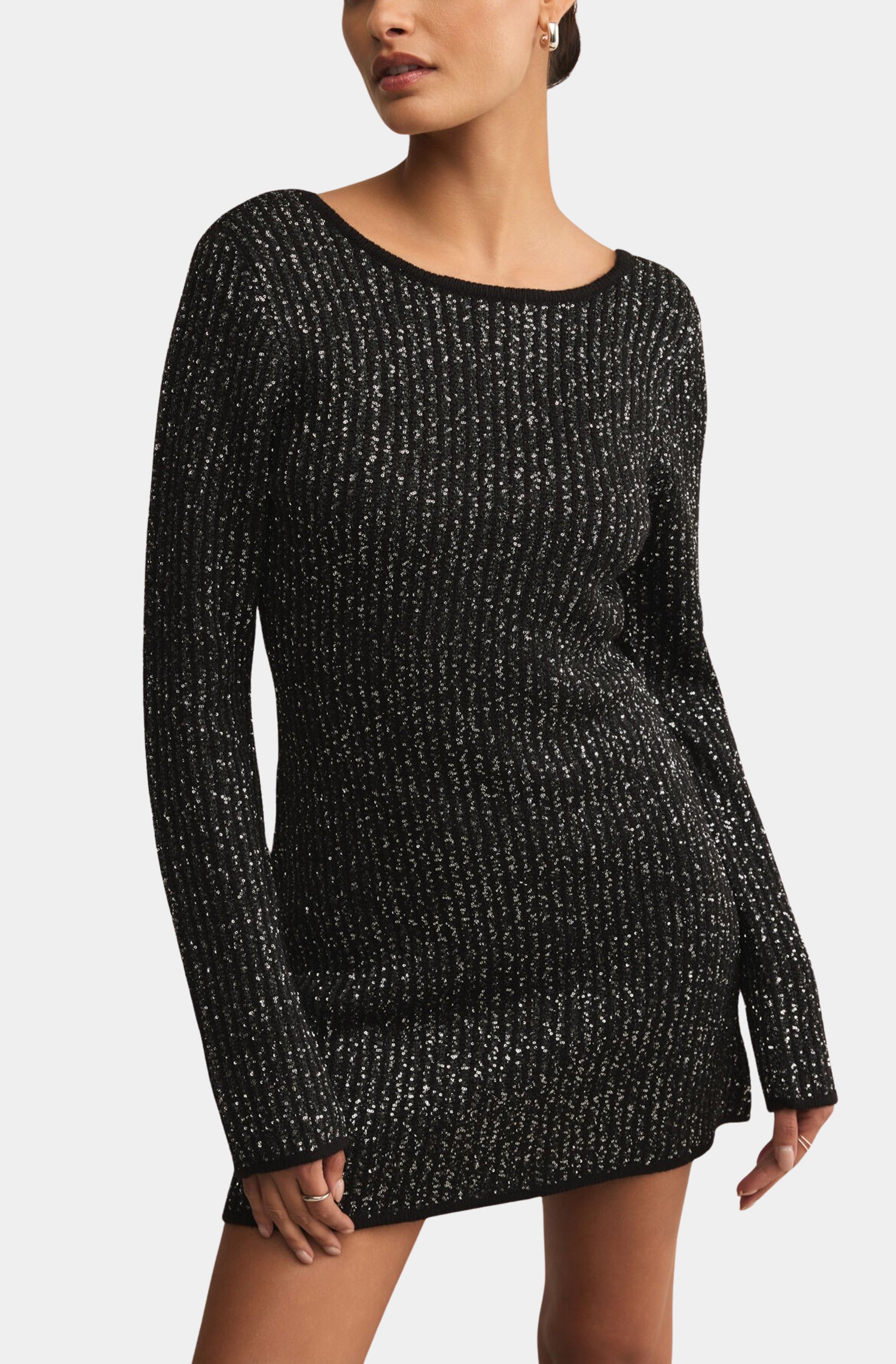 La Marca Sequin Mini Dress