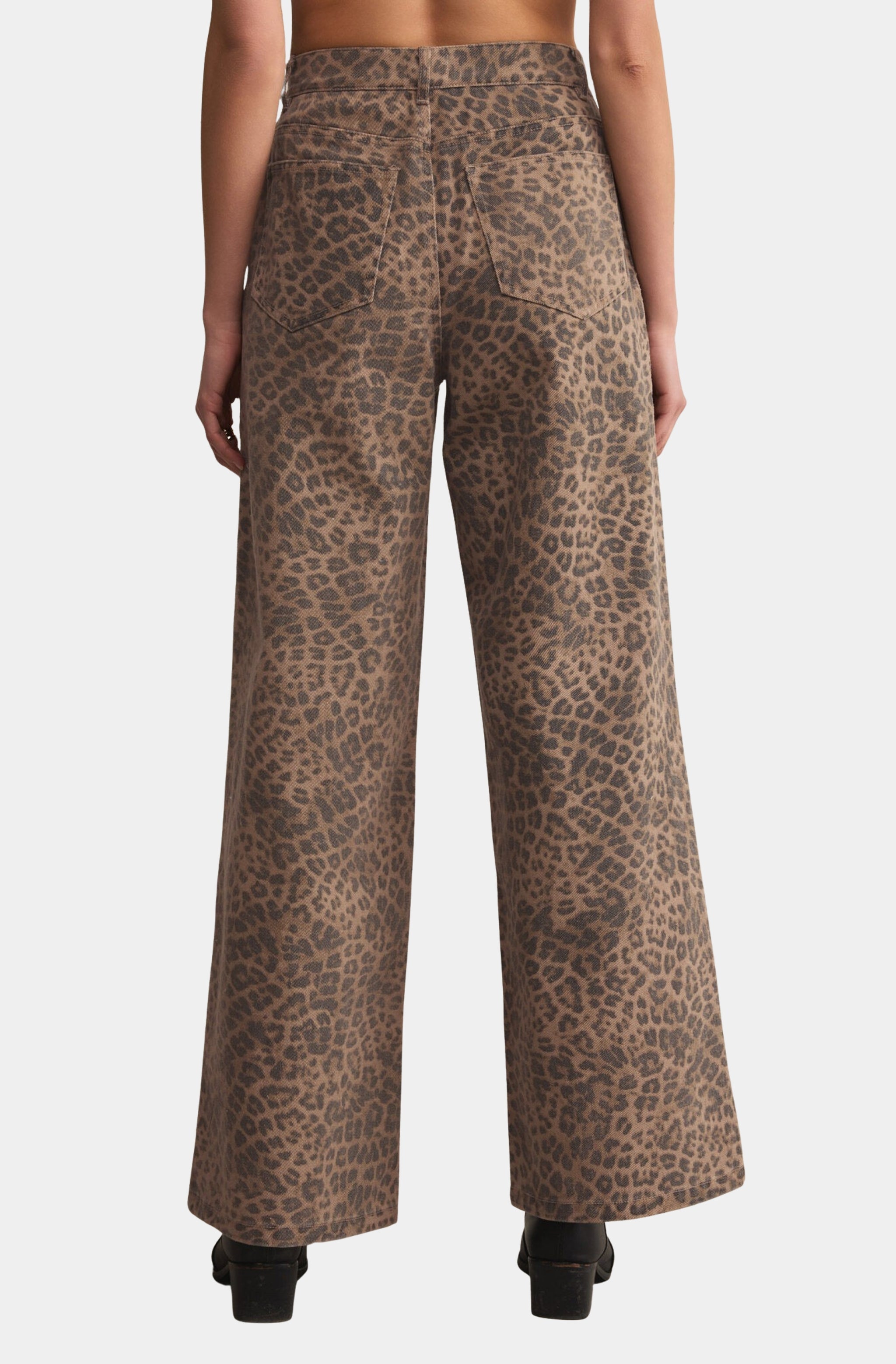 Marli Denim Leopard Pant