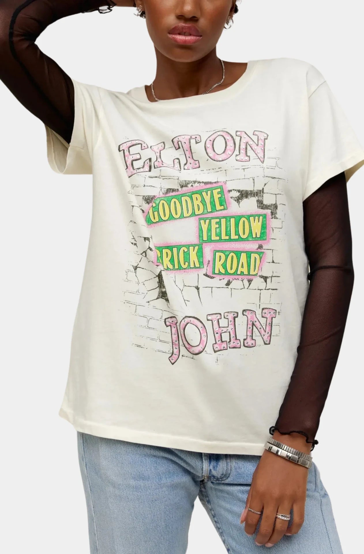 Elton John Goodbye Yellow Brick Road Tour Tee
