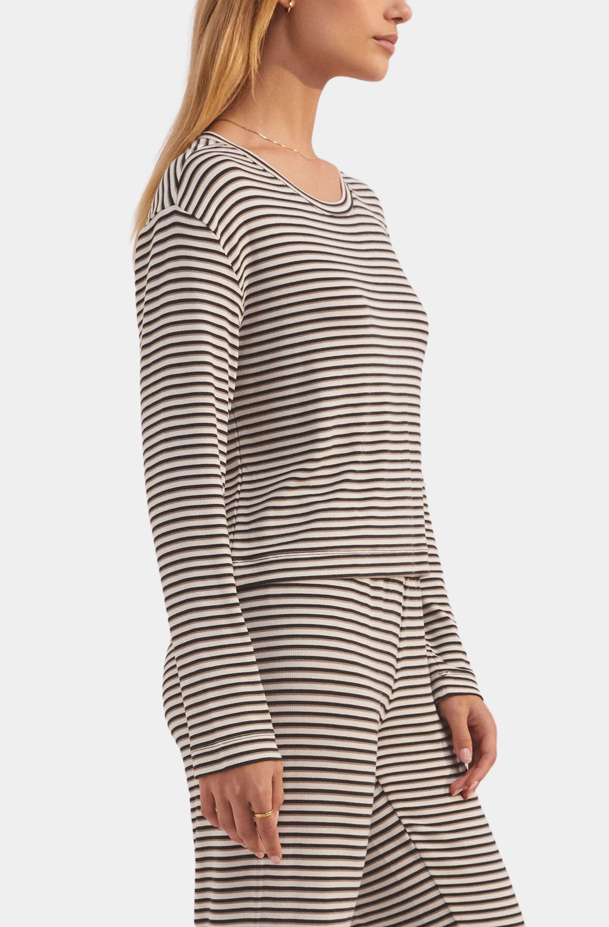 Constance Stripe Long Sleeve Top