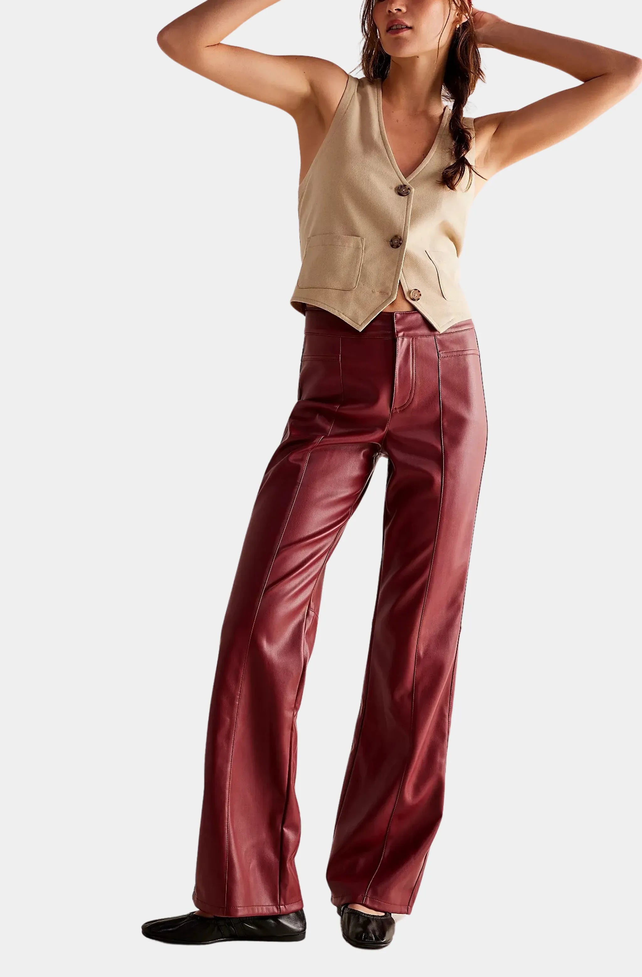 Uptown High Rise Vegan Pant