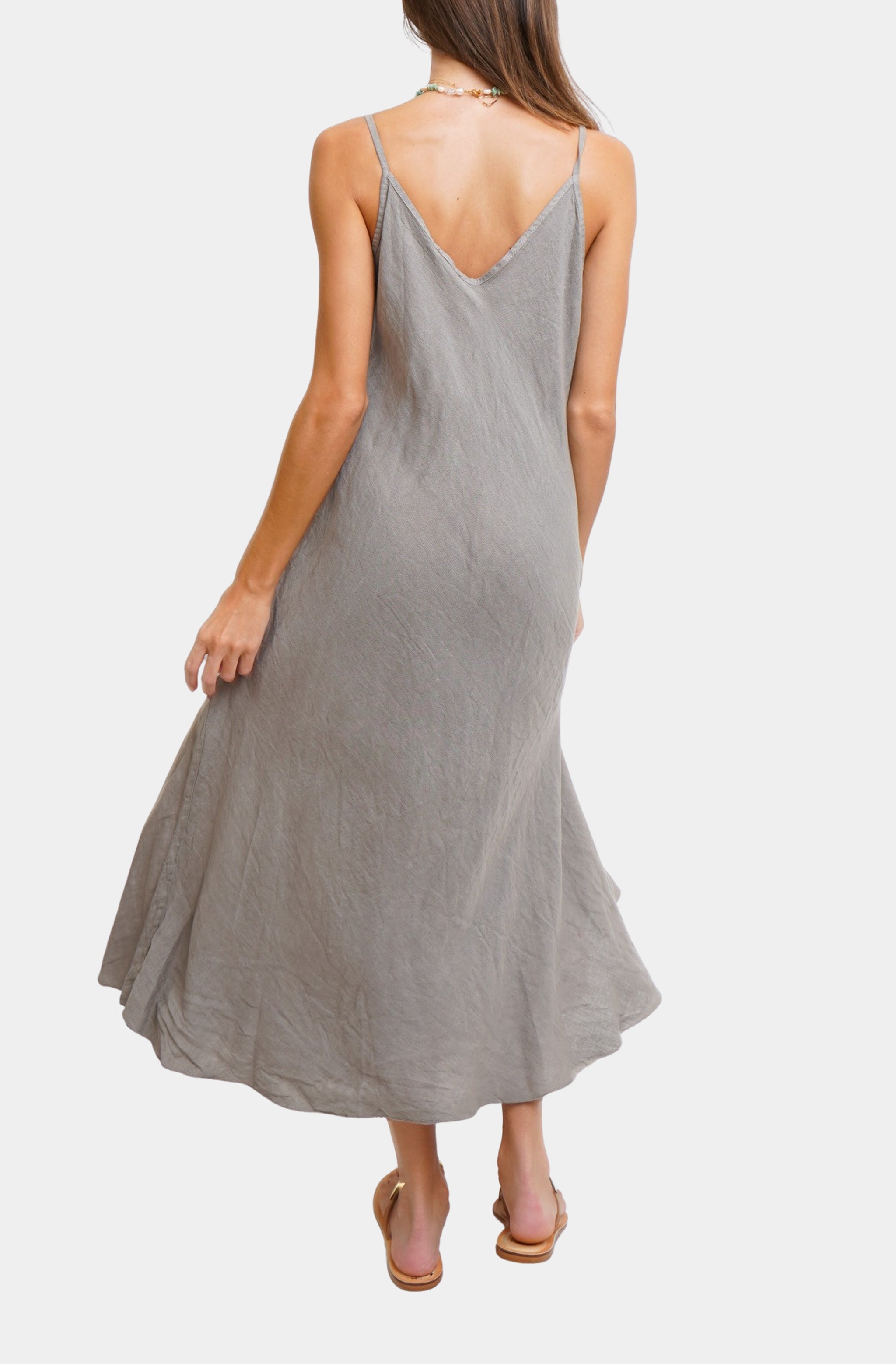 Italian Linen Maxi Dress