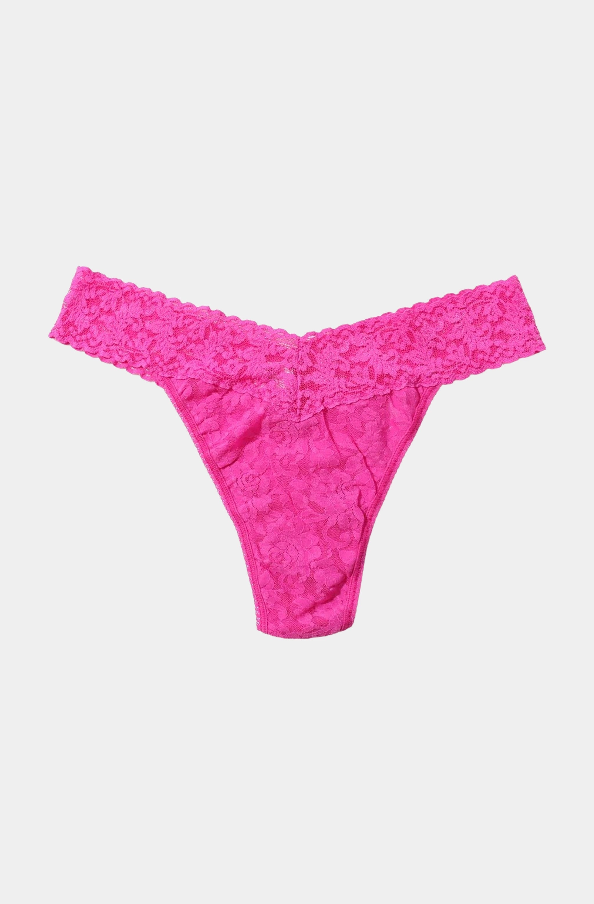 Signature Lace Original Rise Thong