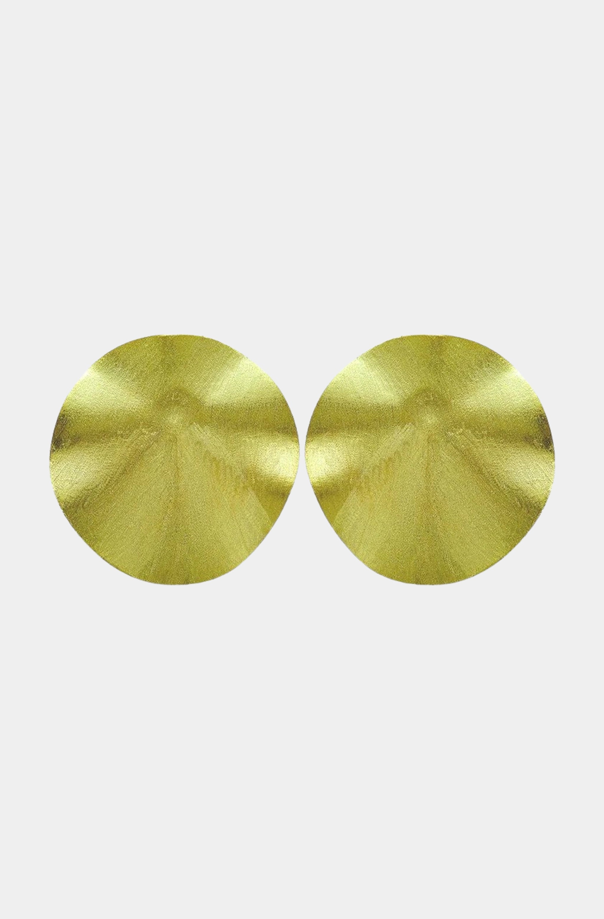 Isla Studs- Brushed 18K Gold Plated