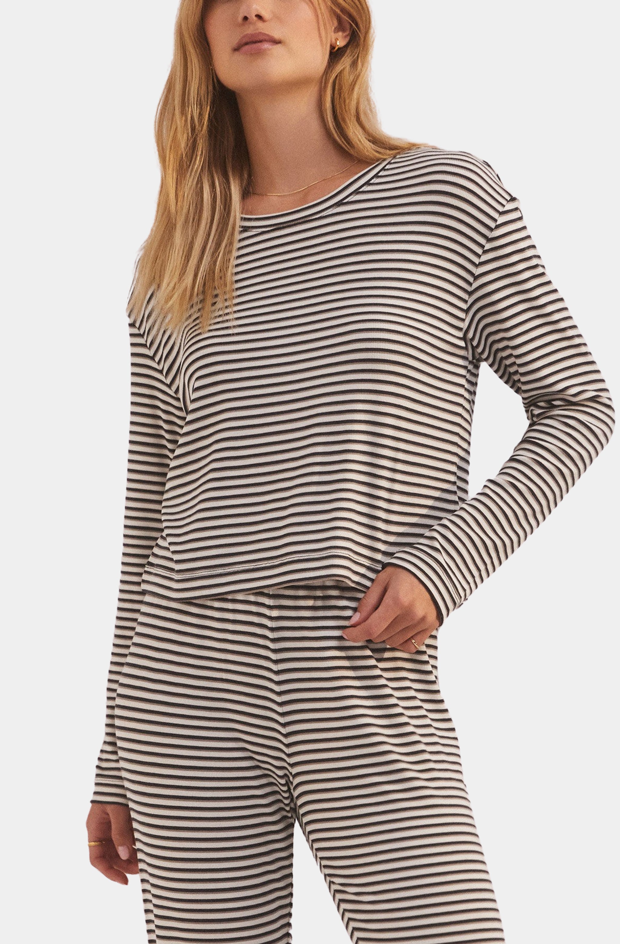 Constance Stripe Long Sleeve Top