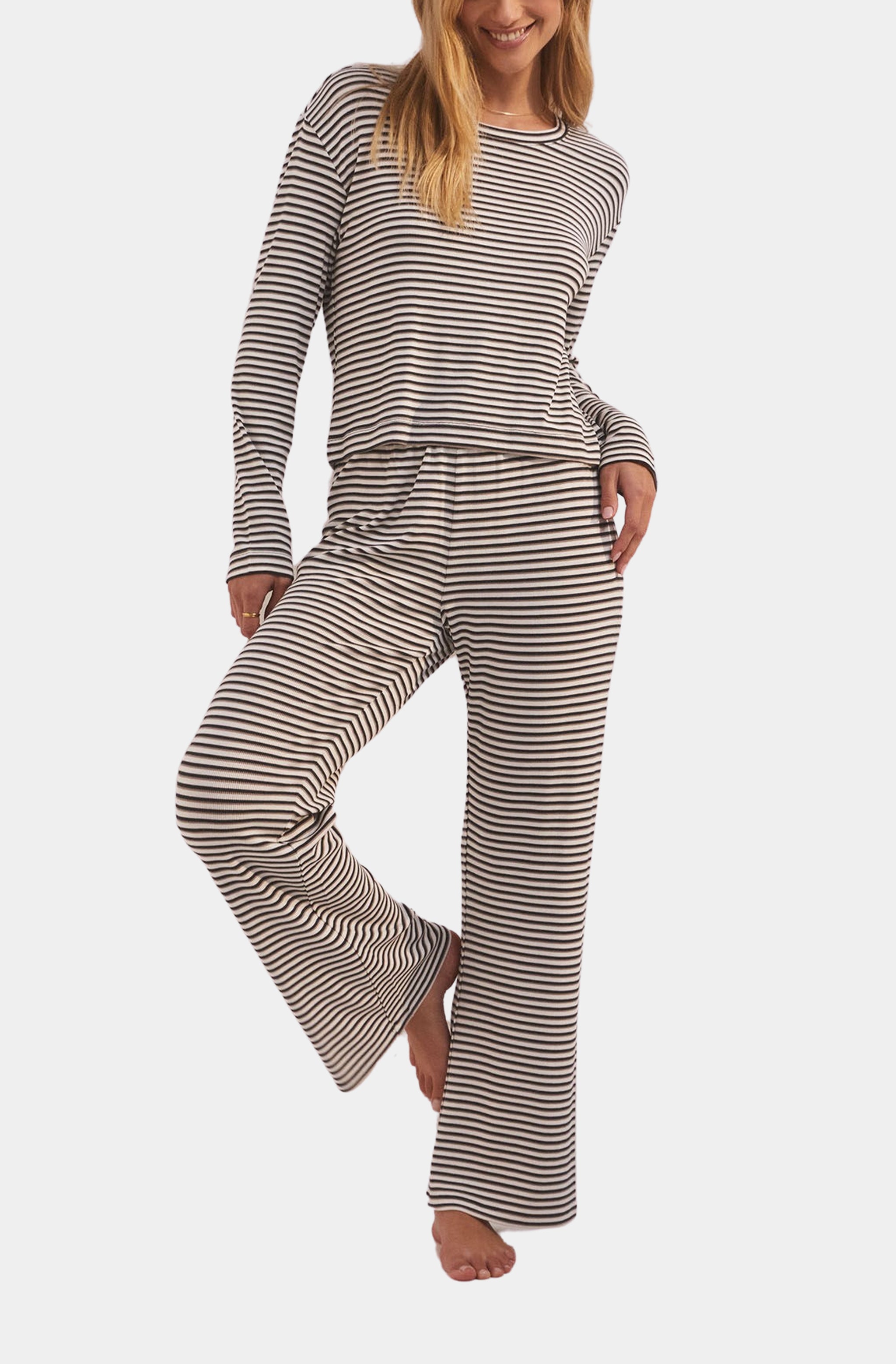 Constance Stripe Long Sleeve Top