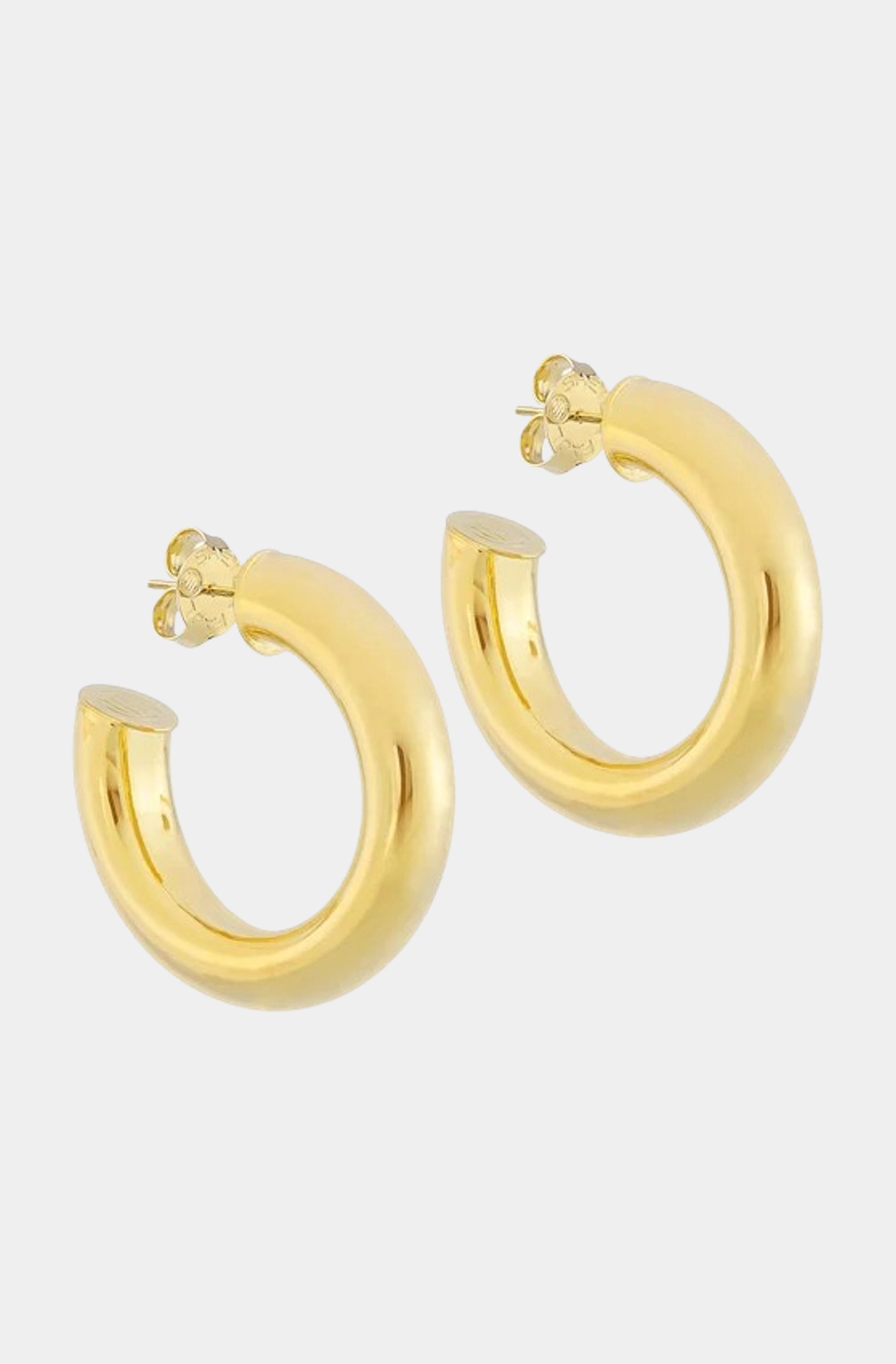 Small Chantal Hoops- Shiny 18K Gold Plated