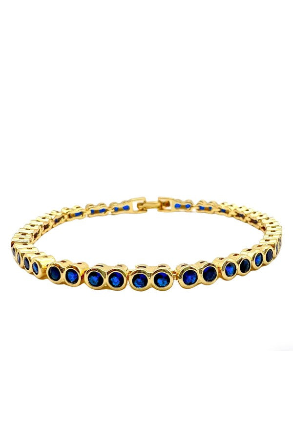 Bezel Tennis Bracelet