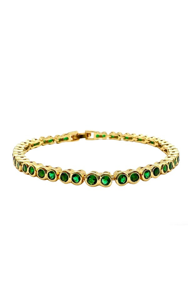 Bezel Tennis Bracelet