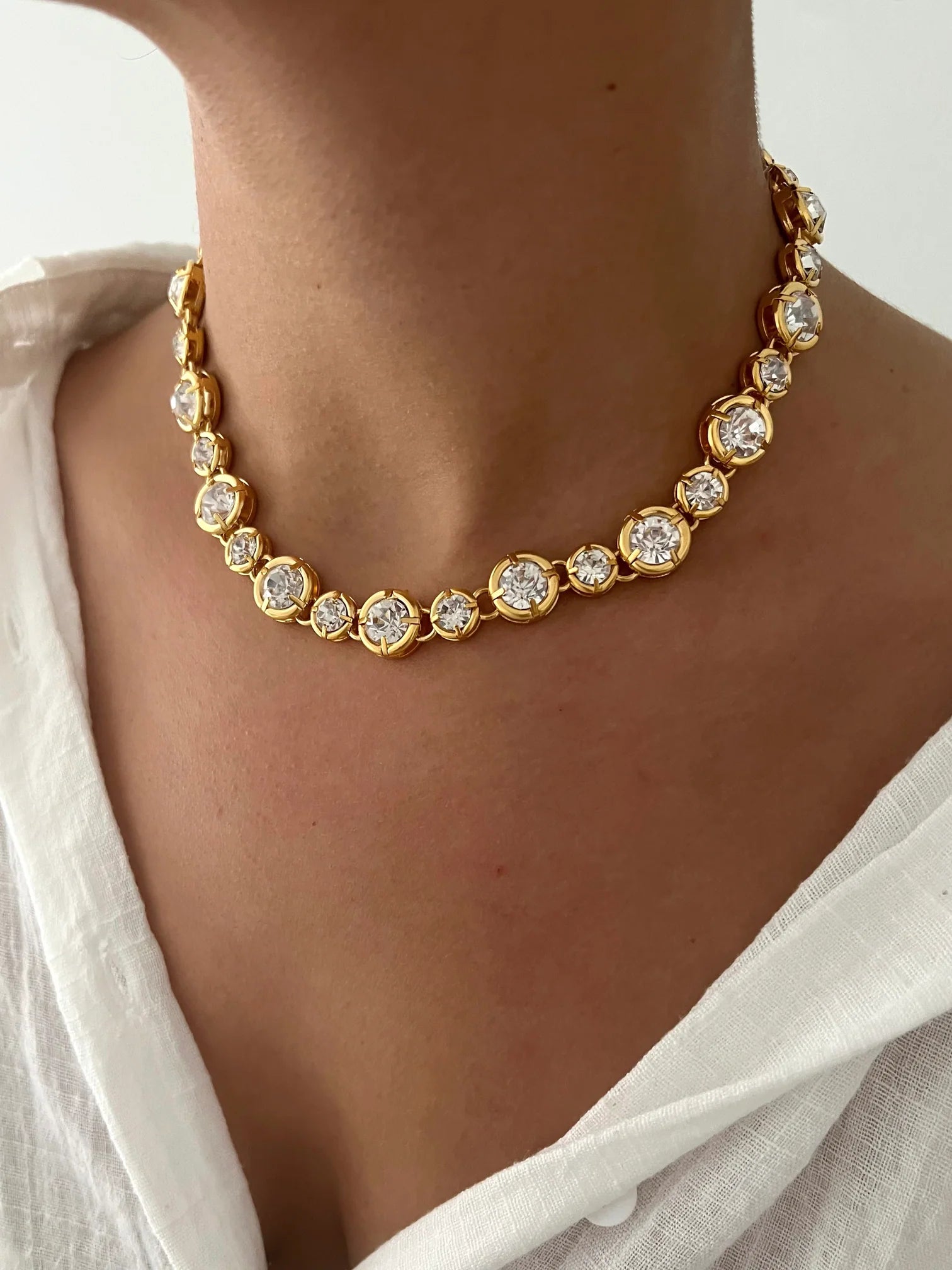 Vail Crystal Necklace