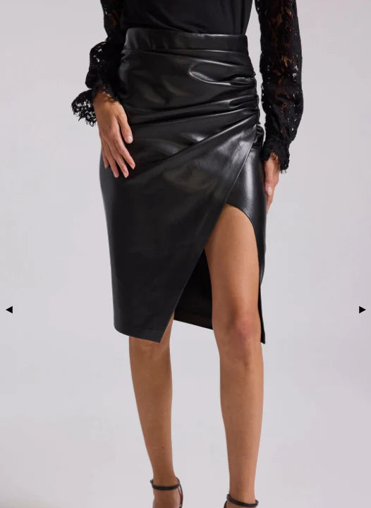 Gina Vegan Leather Skirt